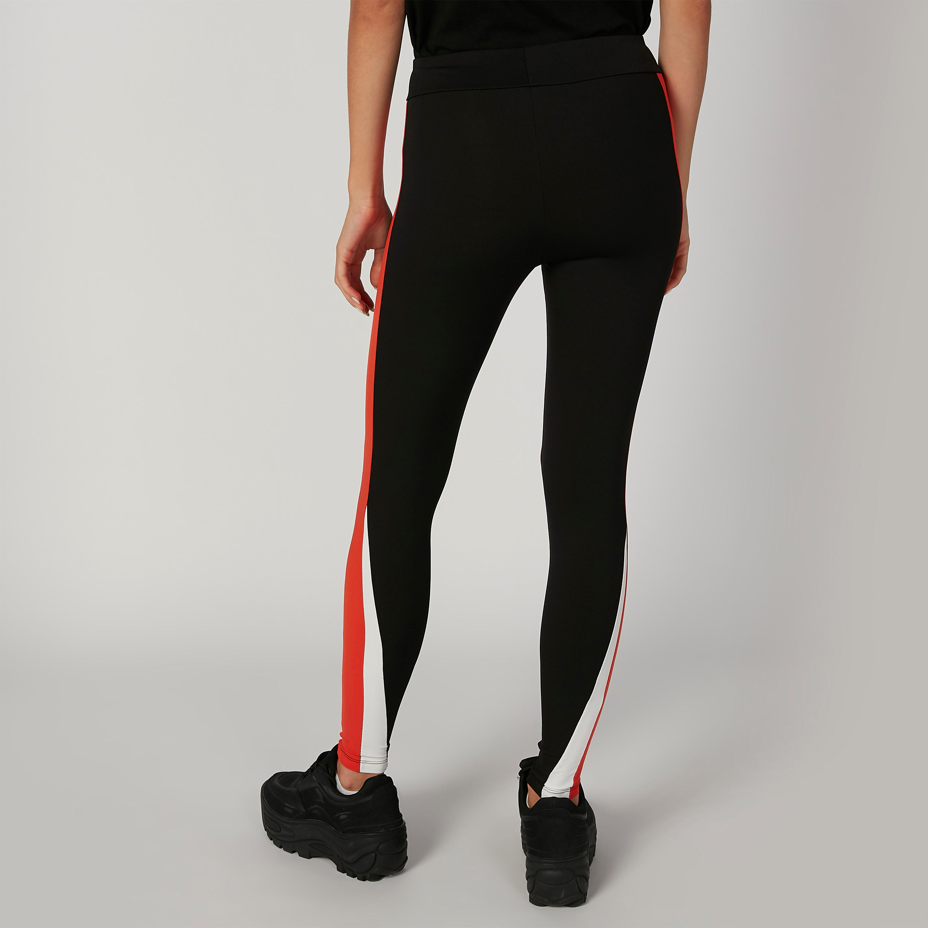 Plain Leggings with Elasticised Waistband-women-clothing-sportswearandactivewear-bottoms-image-3