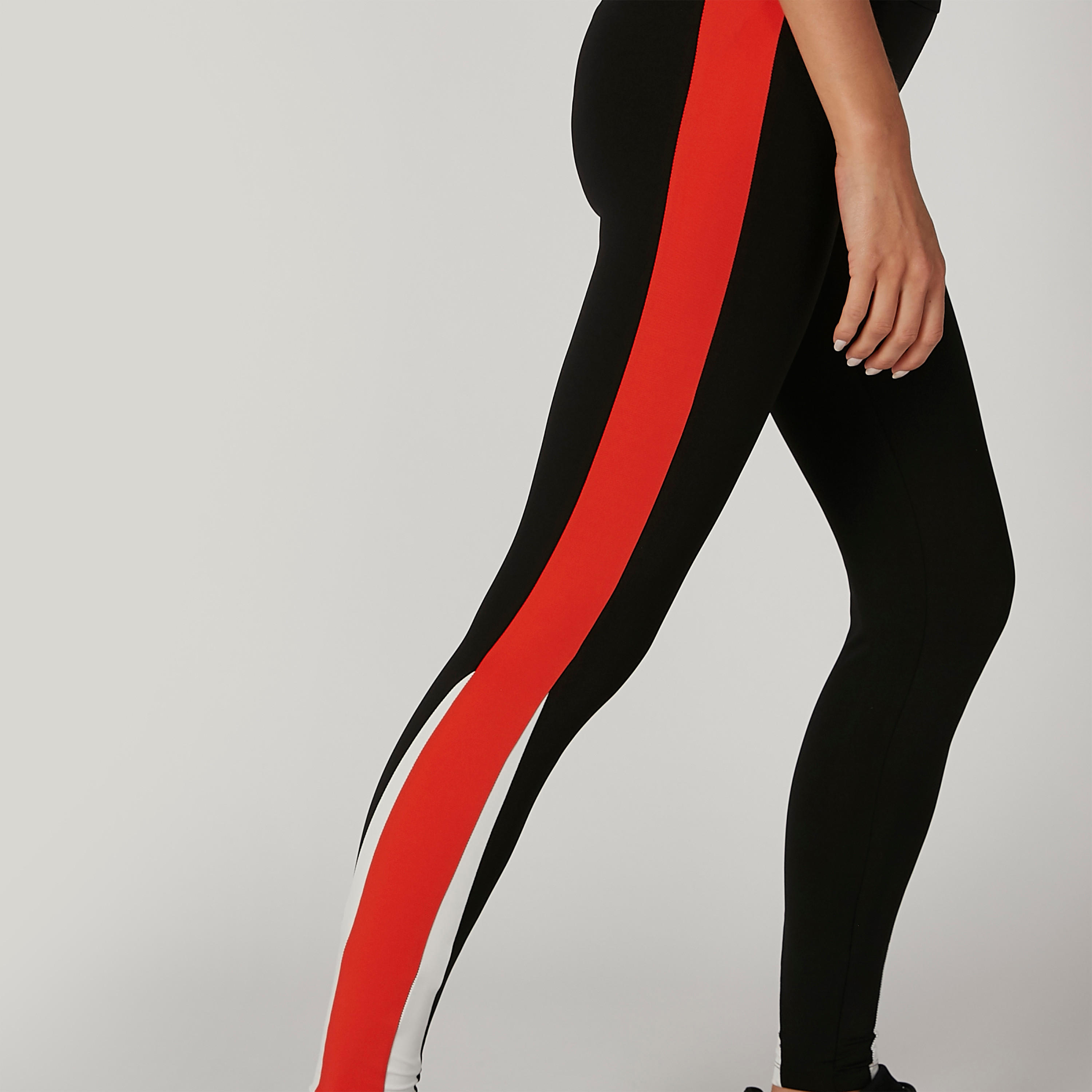 Plain Leggings with Elasticised Waistband-women-clothing-sportswearandactivewear-bottoms-image-5