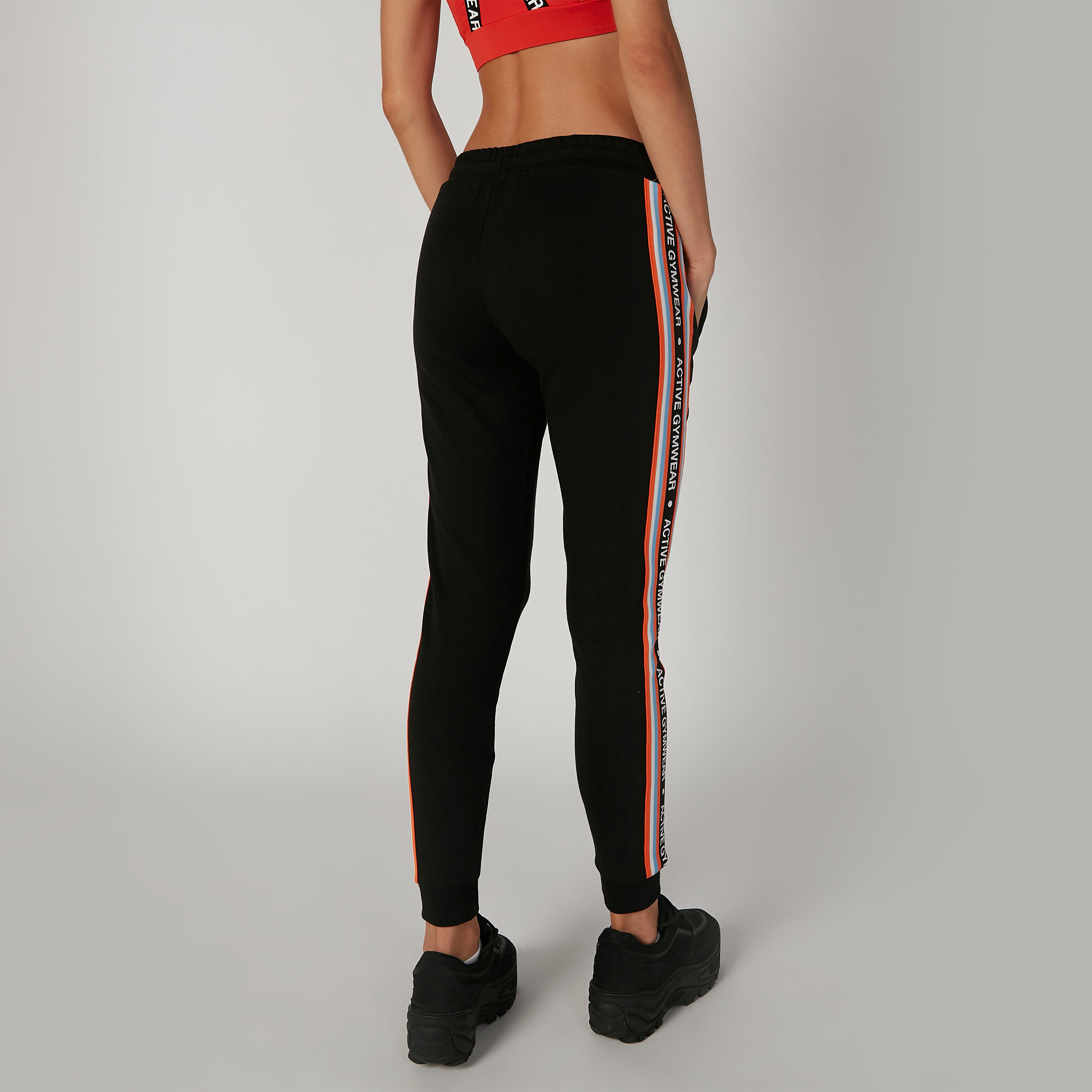 بنطلون رياضي بخصر مطّاطي وشريطة وطبعات-women-clothing-sportswearandactivewear-bottoms-image-2