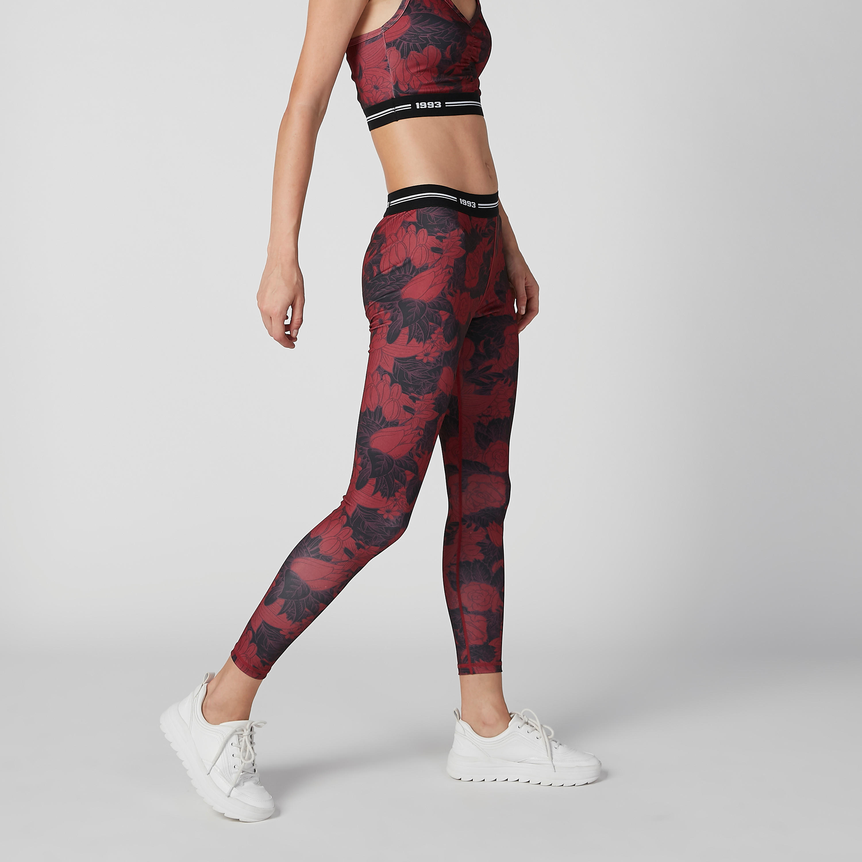 Full Length Printed Leggings with Elasticised Waistband-women-clothing-sportswearandactivewear-bottoms-image-4