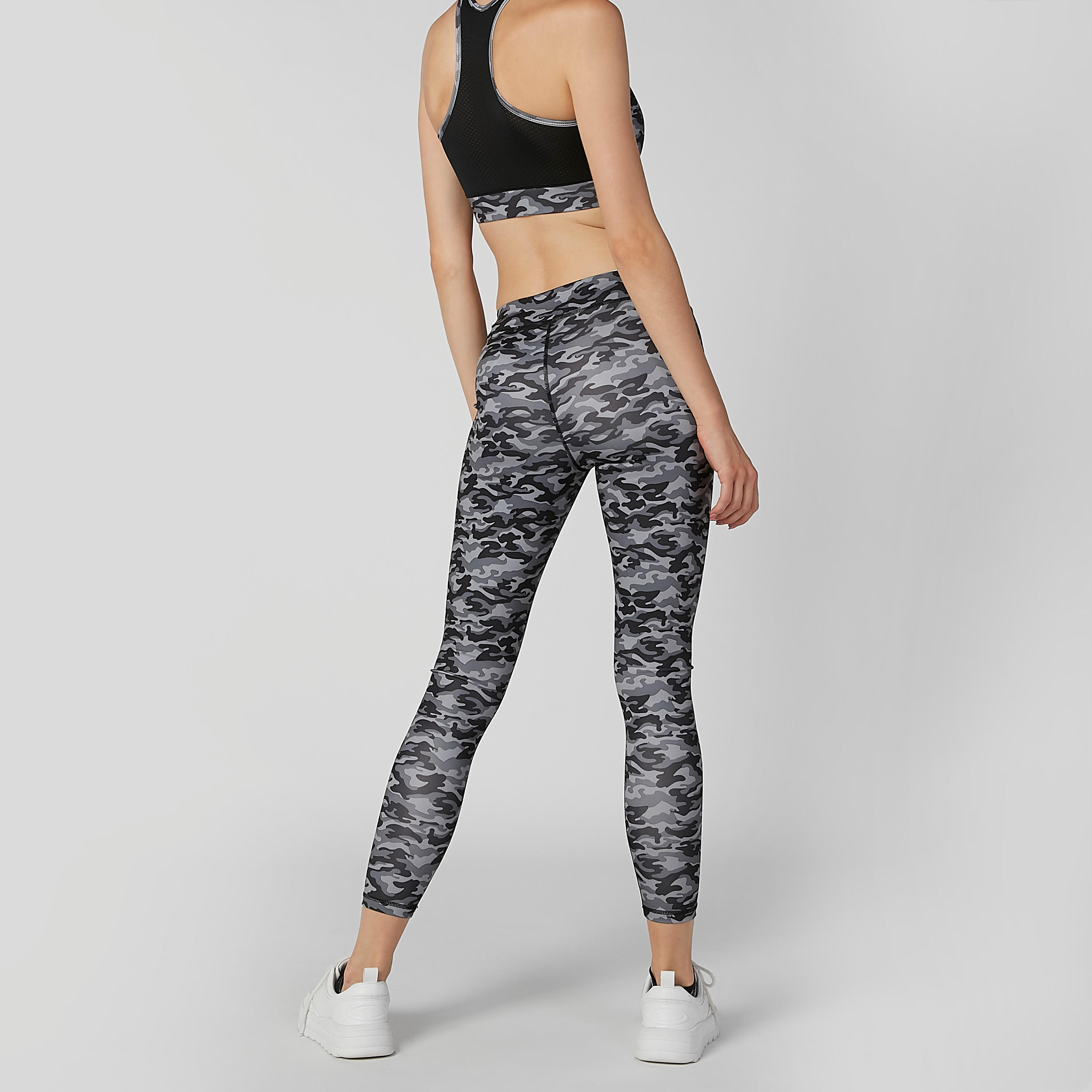 بنطلون ليقنز بخصر مطّاطي وطبعات -women-clothing-sportswearandactivewear-bottoms-image-3