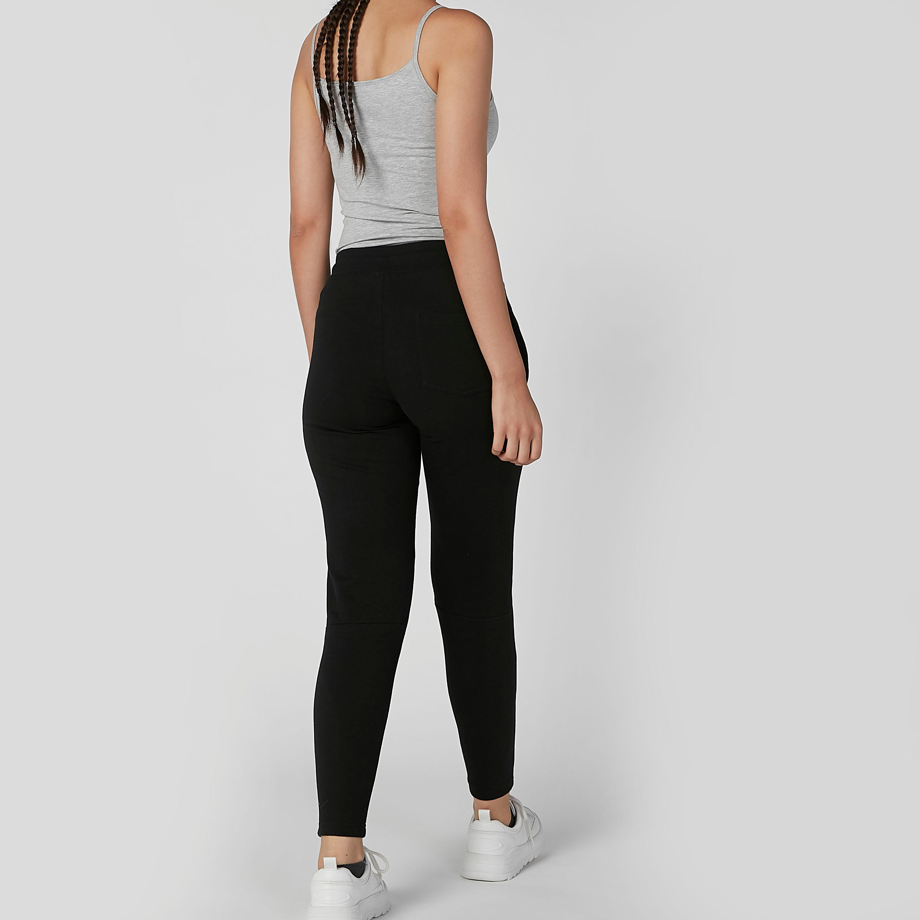 بنطلون رياضي مستدام سادة بجيوب -women-clothing-sportswearandactivewear-bottoms-image-4