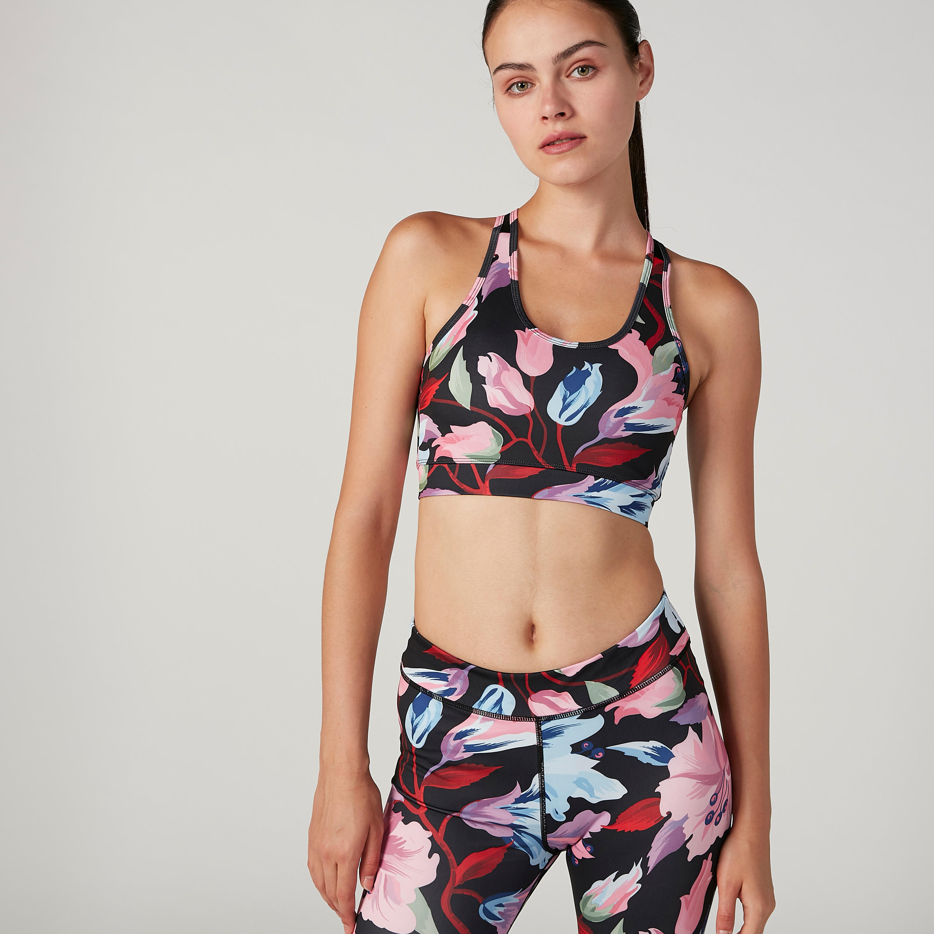 صدريّة رياضيّة بظهر ريسر وطبعات-sports-women-clothing-sportsbras-image-4