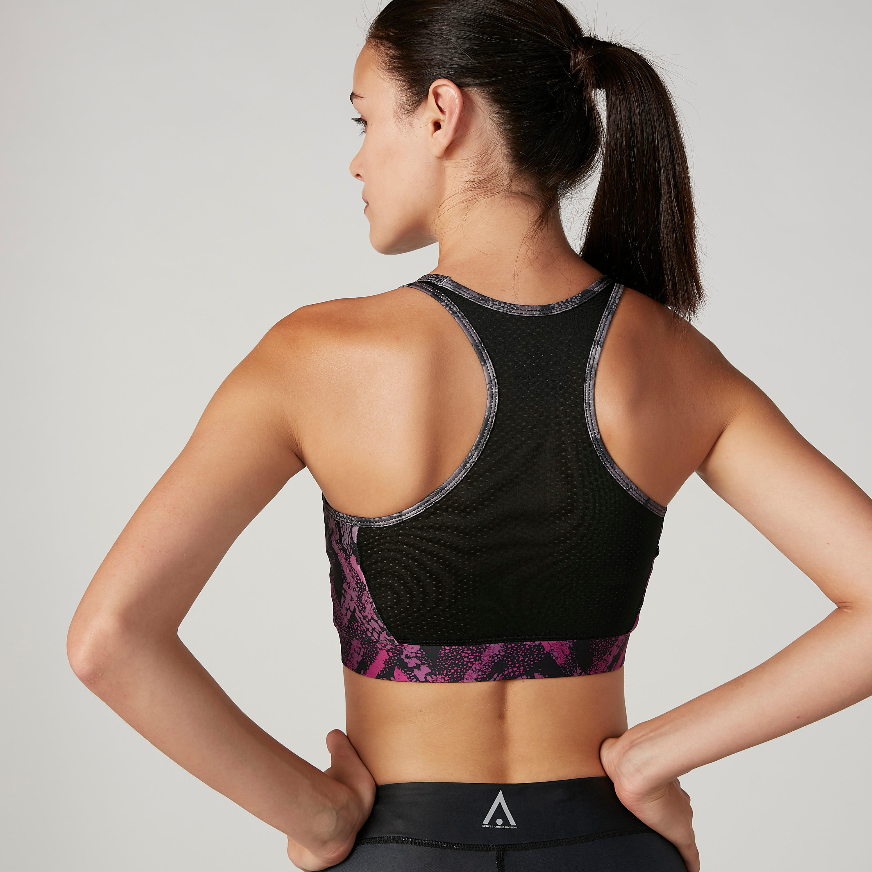 Printed Sports Bra with Racerback-sports-women-clothing-sportsbras-image-2