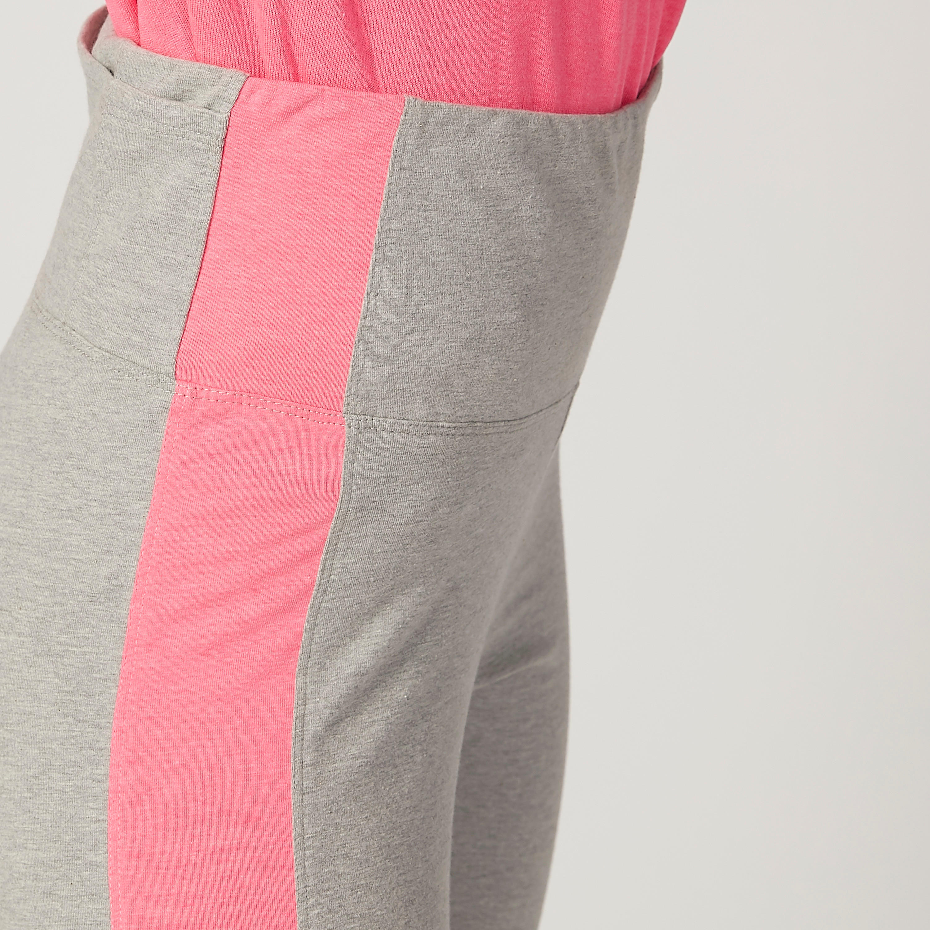 بنطلون ليقنز مستدام سادة  بخصر مطّاطي -women-clothing-sportswearandactivewear-bottoms-image-2