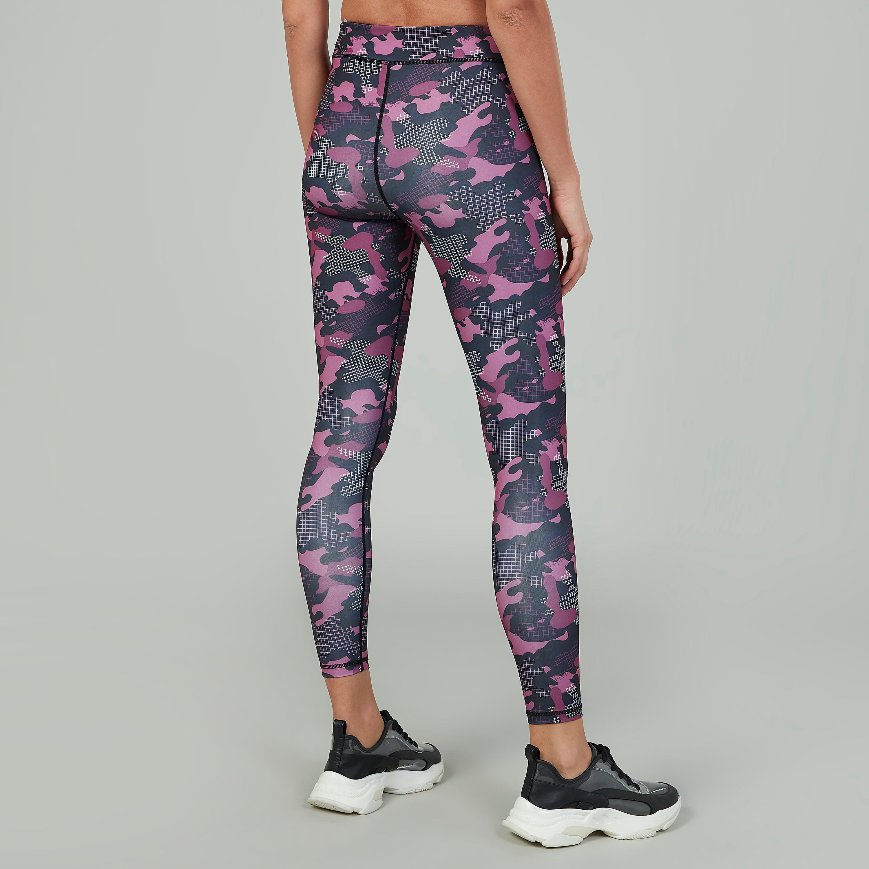 Printed Leggings with Elasticised Waistband-women-clothing-bottoms-leggings-image-4