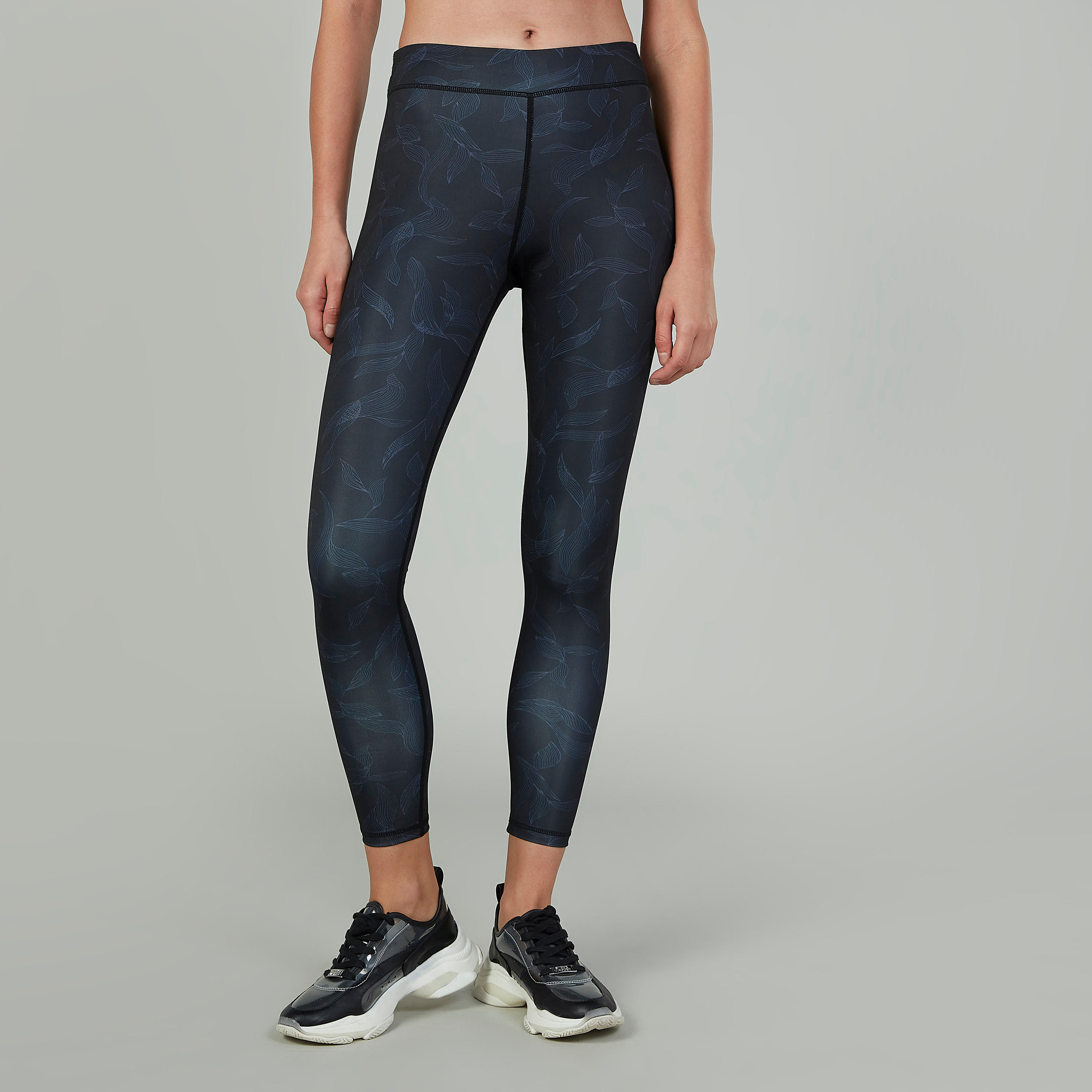 بنطلون ليقنز بخصر مطّاطي وطبعات-women-clothing-bottoms-leggings-image-1
