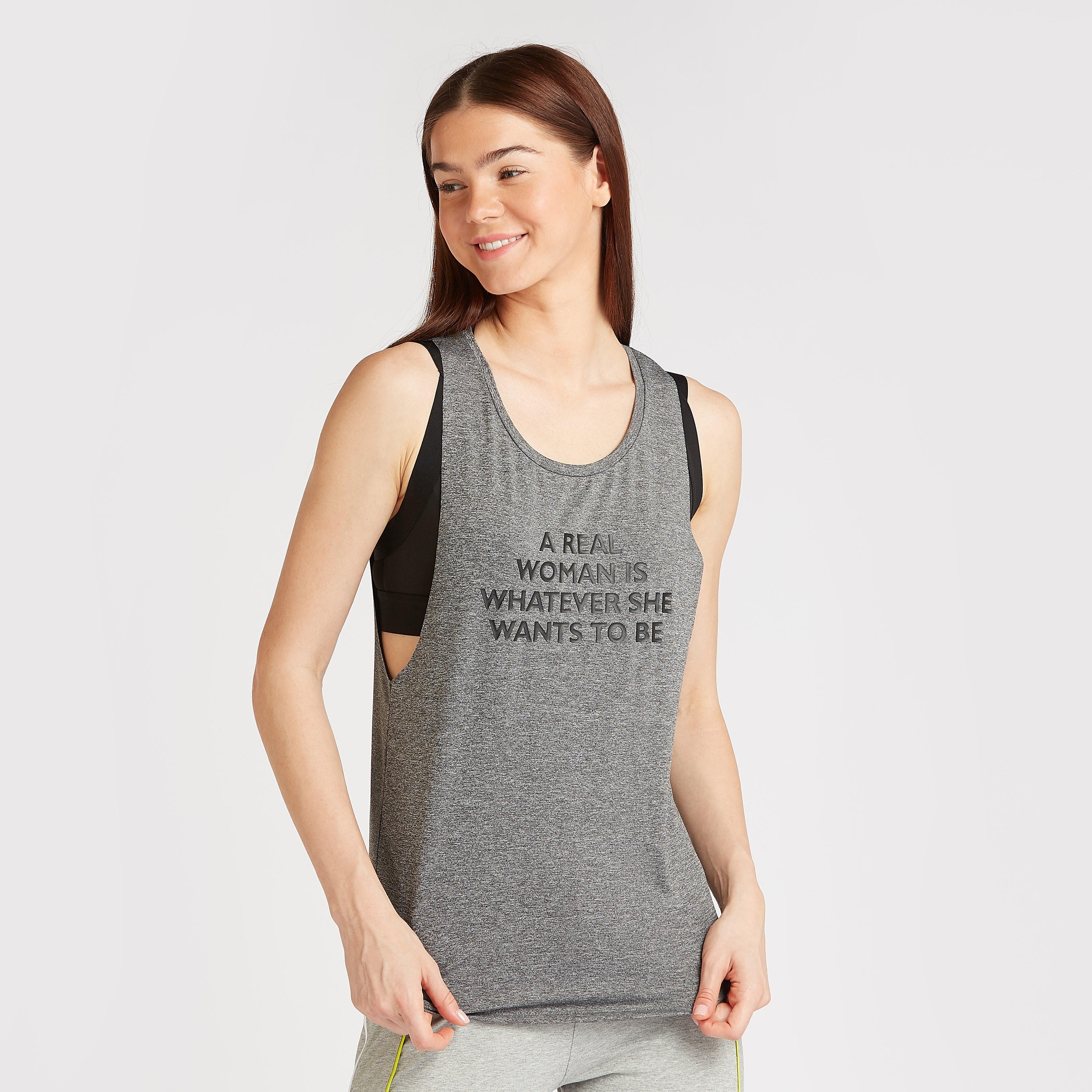 فيست دون أكمام بياقة عميقة وطبعات-women-clothing-sportswearandactivewear-tshirtsandvests-image-1