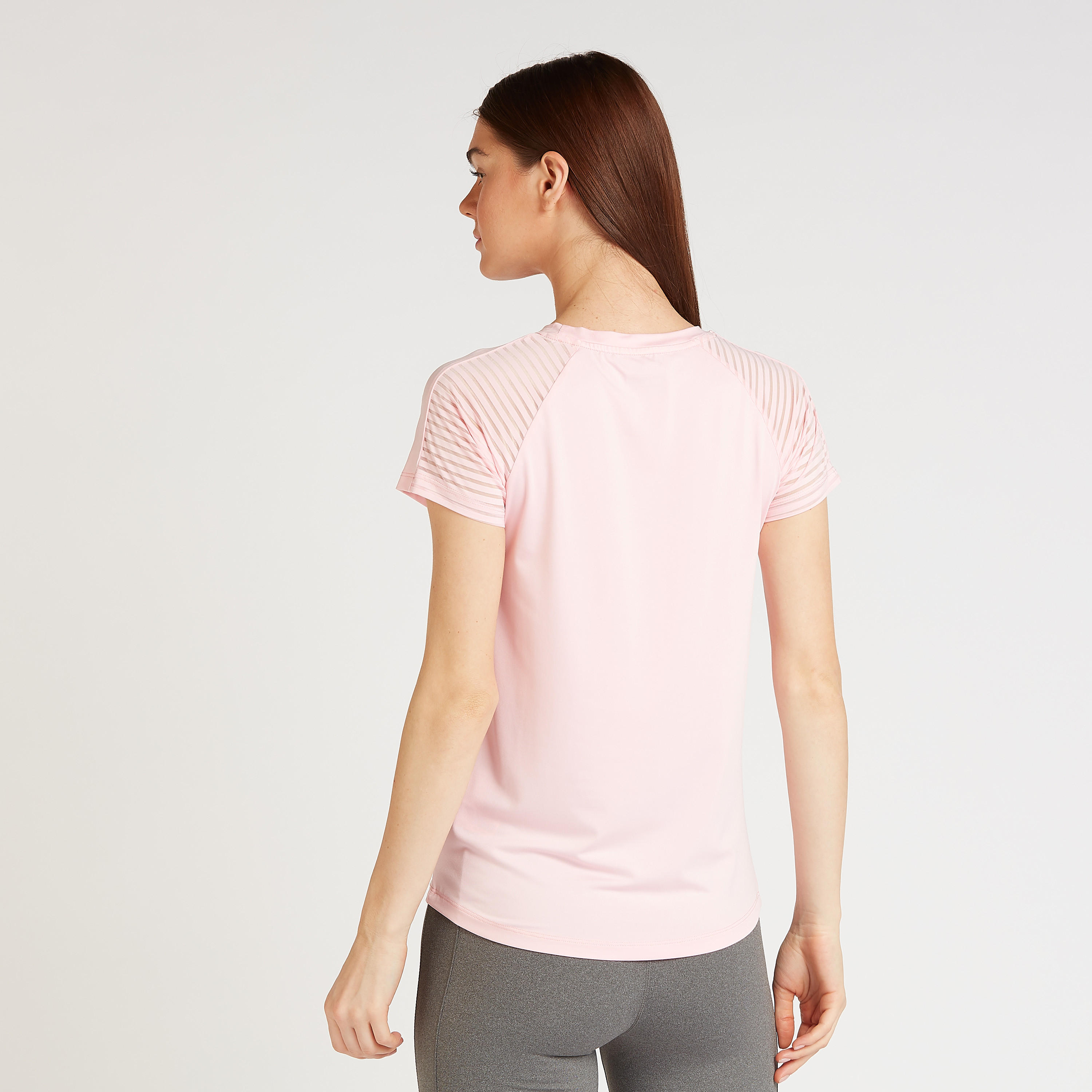 Printed T-shirt with Crew Neck and Raglan Sleeves-women-clothing-sportswearandactivewear-tshirtsandvests-image-4