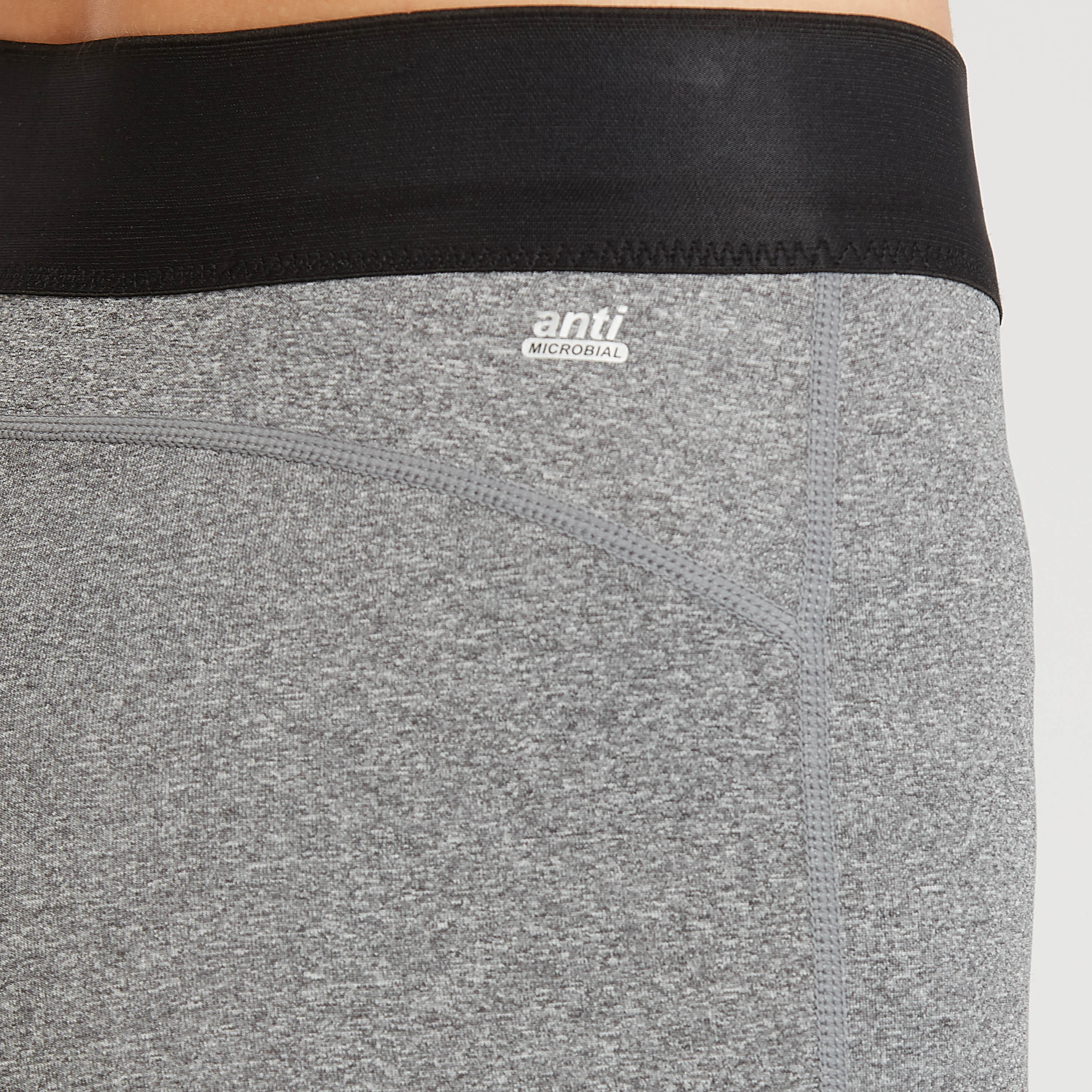 بنطلون ليقنز سادة بخصر مطّاطي-women-clothing-sportswearandactivewear-bottoms-image-2