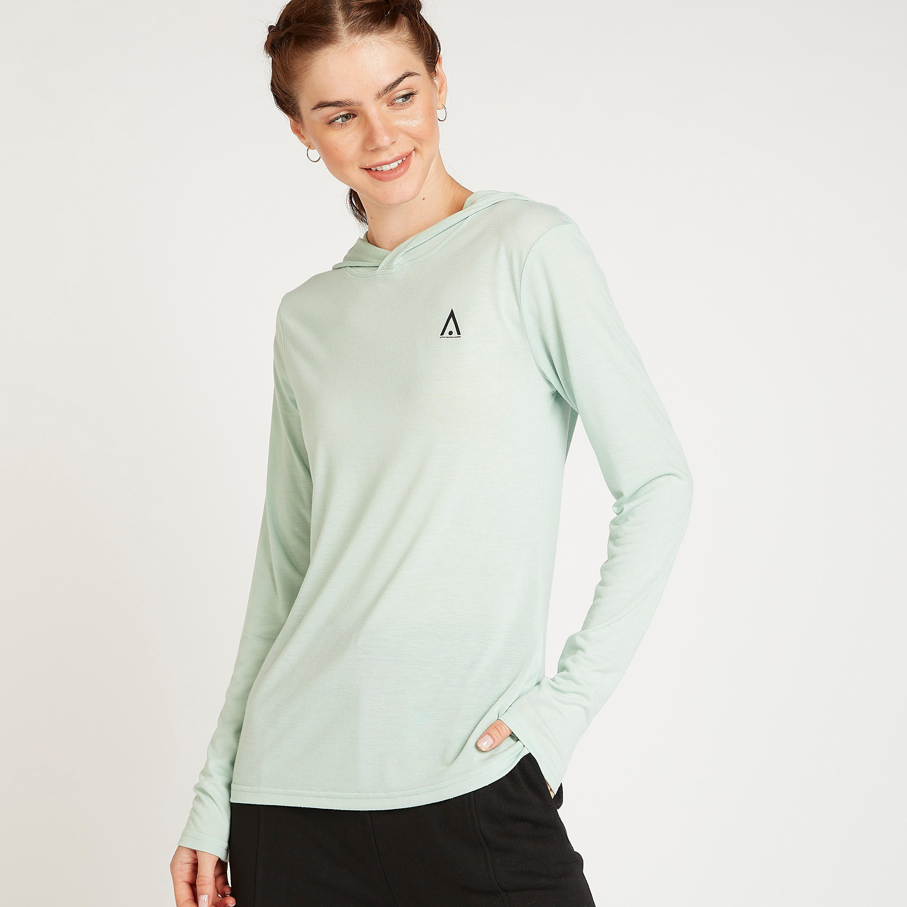 Sustainable Solid Hoodie with Long Sleeves-women-clothing-sportswearandactivewear-hoodiesandsweatshirts-image-5