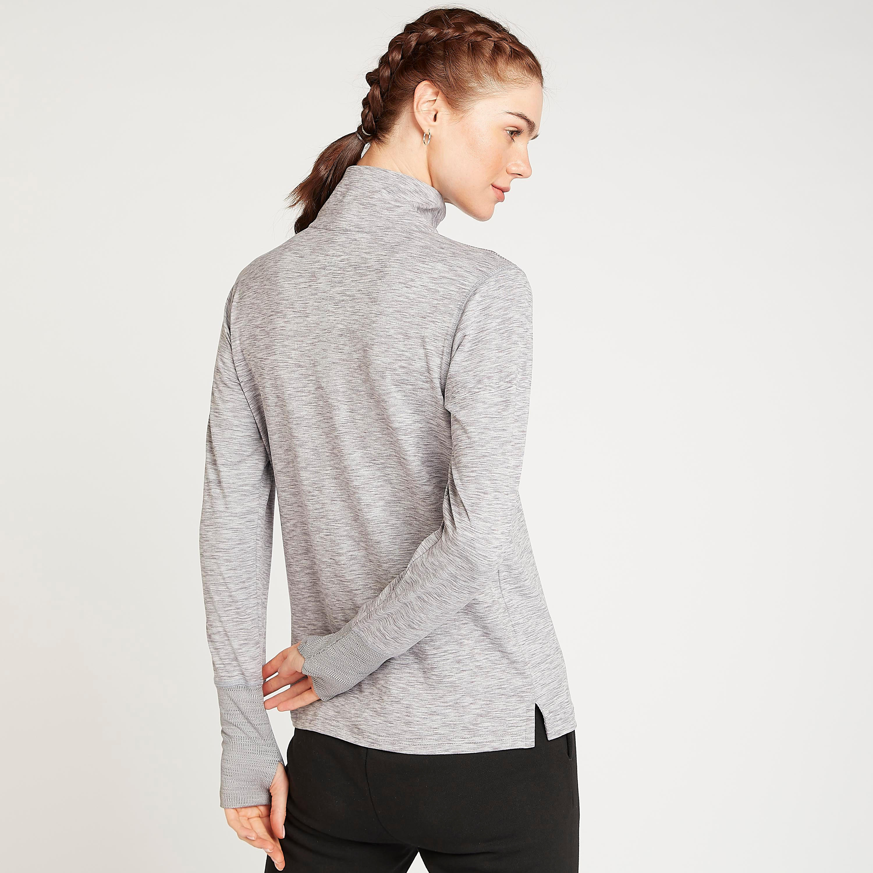 سويت شيرت بياقة عالية وسحاب وأكمام قفاز بدون أصابع-women-clothing-sportswearandactivewear-hoodiesandsweatshirts-image-4