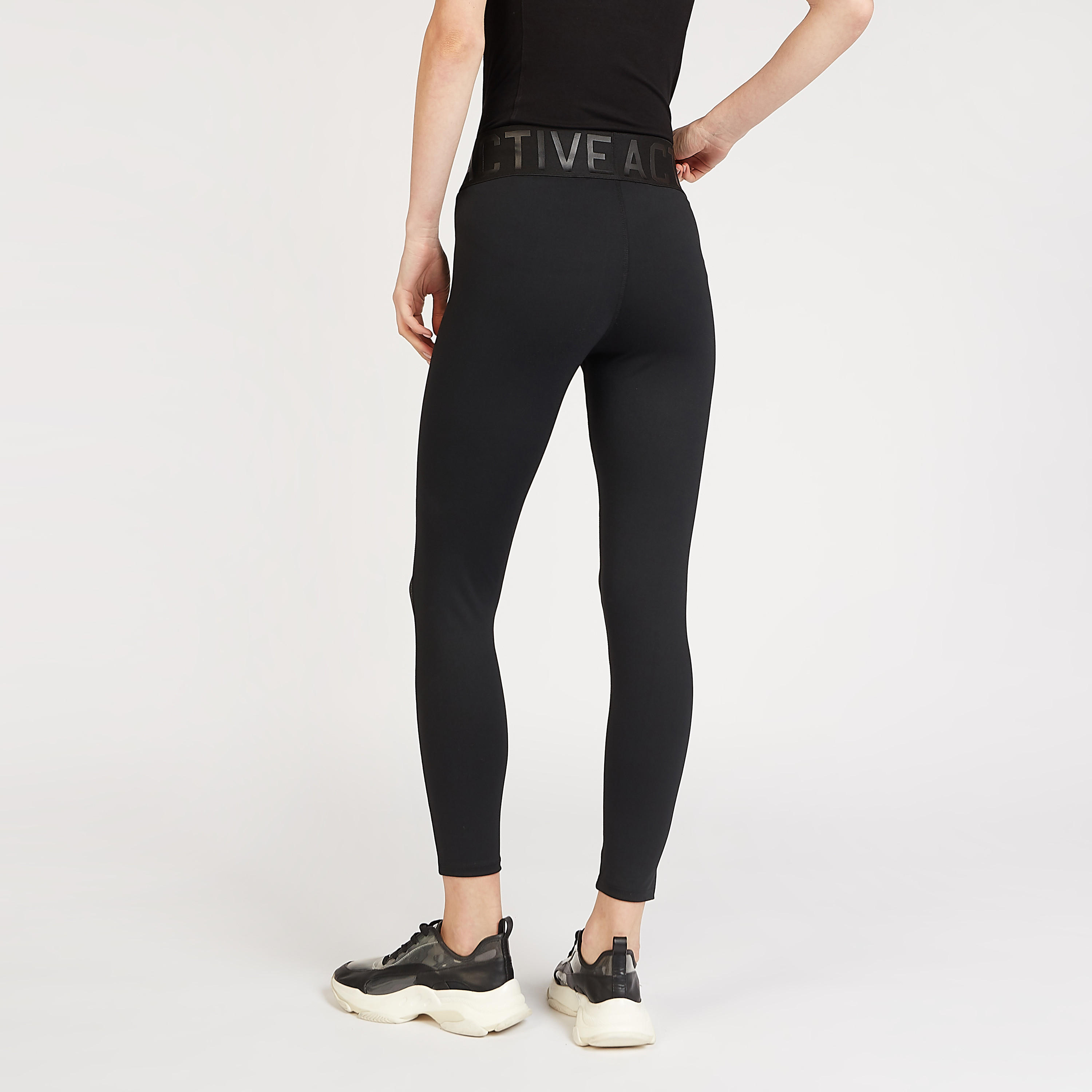 بنطلون ليقنز مستدام بارز الملمس بطبعات وخصر مطّاطي-women-clothing-bottoms-leggings-image-4