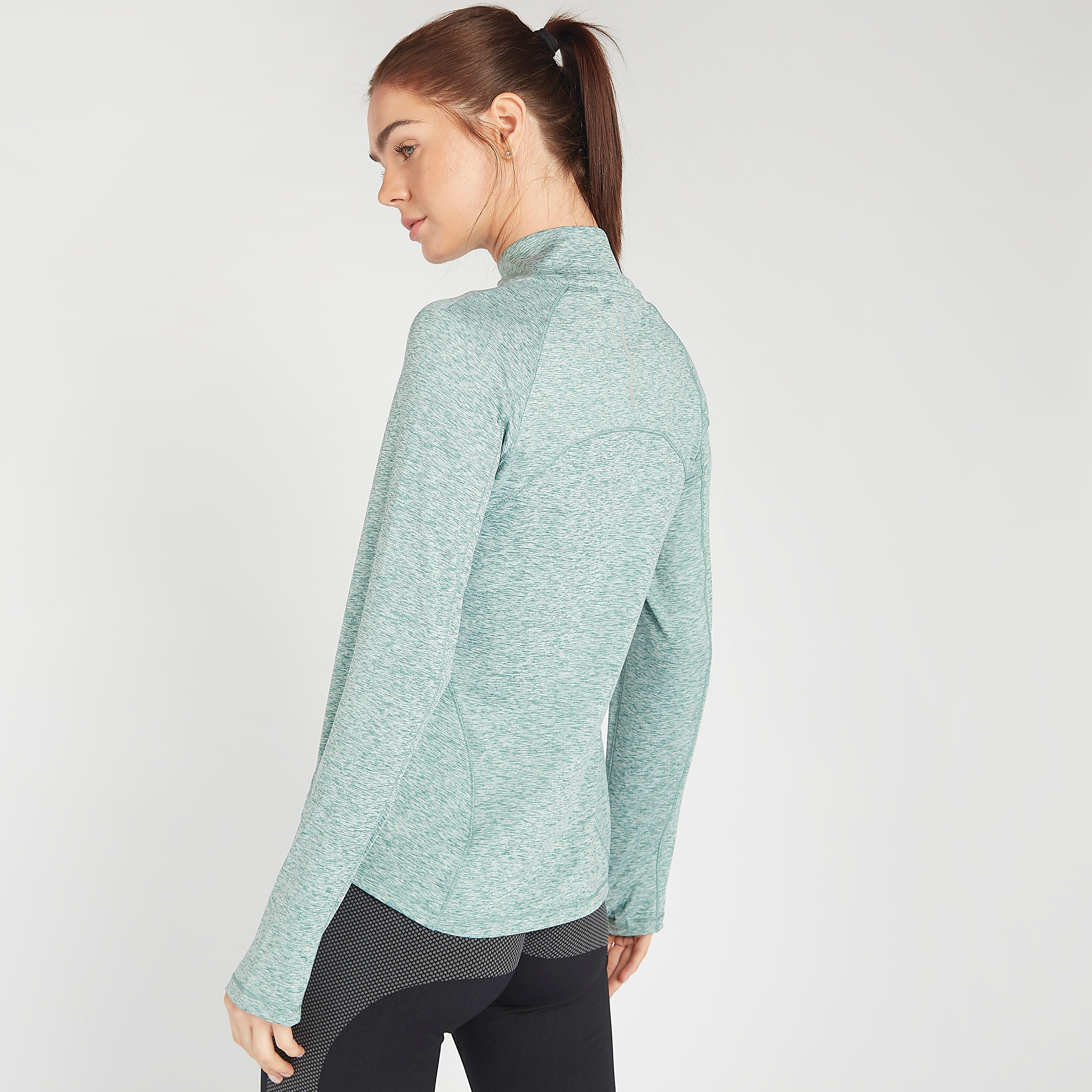 Sustainable Solid Jacket with Long Sleeves and Zipped Pockets-women-winterwear-coatsandjackets-jackets-image-10