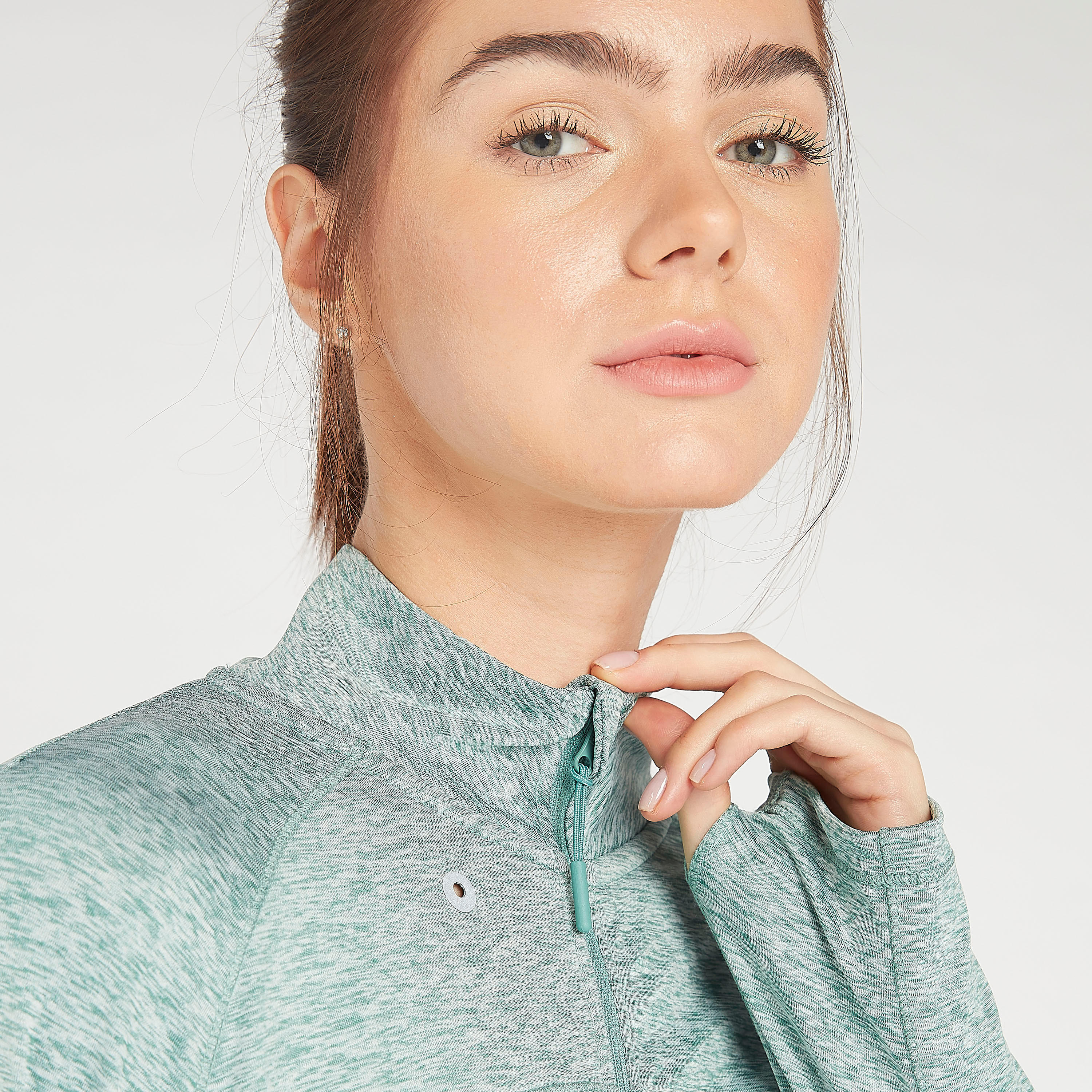 Sustainable Solid Jacket with Long Sleeves and Zipped Pockets-women-winterwear-coatsandjackets-jackets-image-12