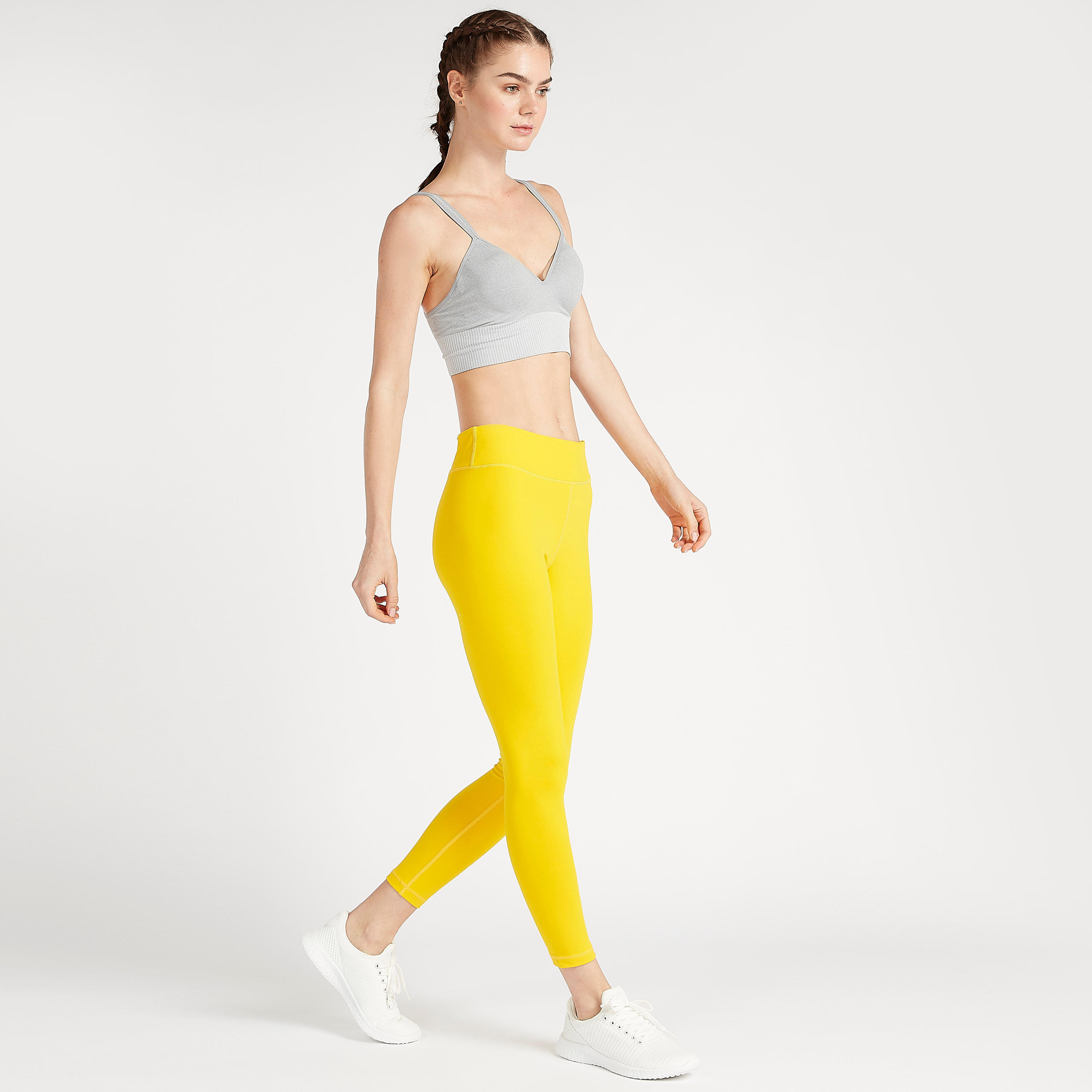 بنطلون ليقنز سادة بخصر مرتفع مطّاطي مع شنطة صغيرة مخفيّة-women-clothing-bottoms-leggings-image-4
