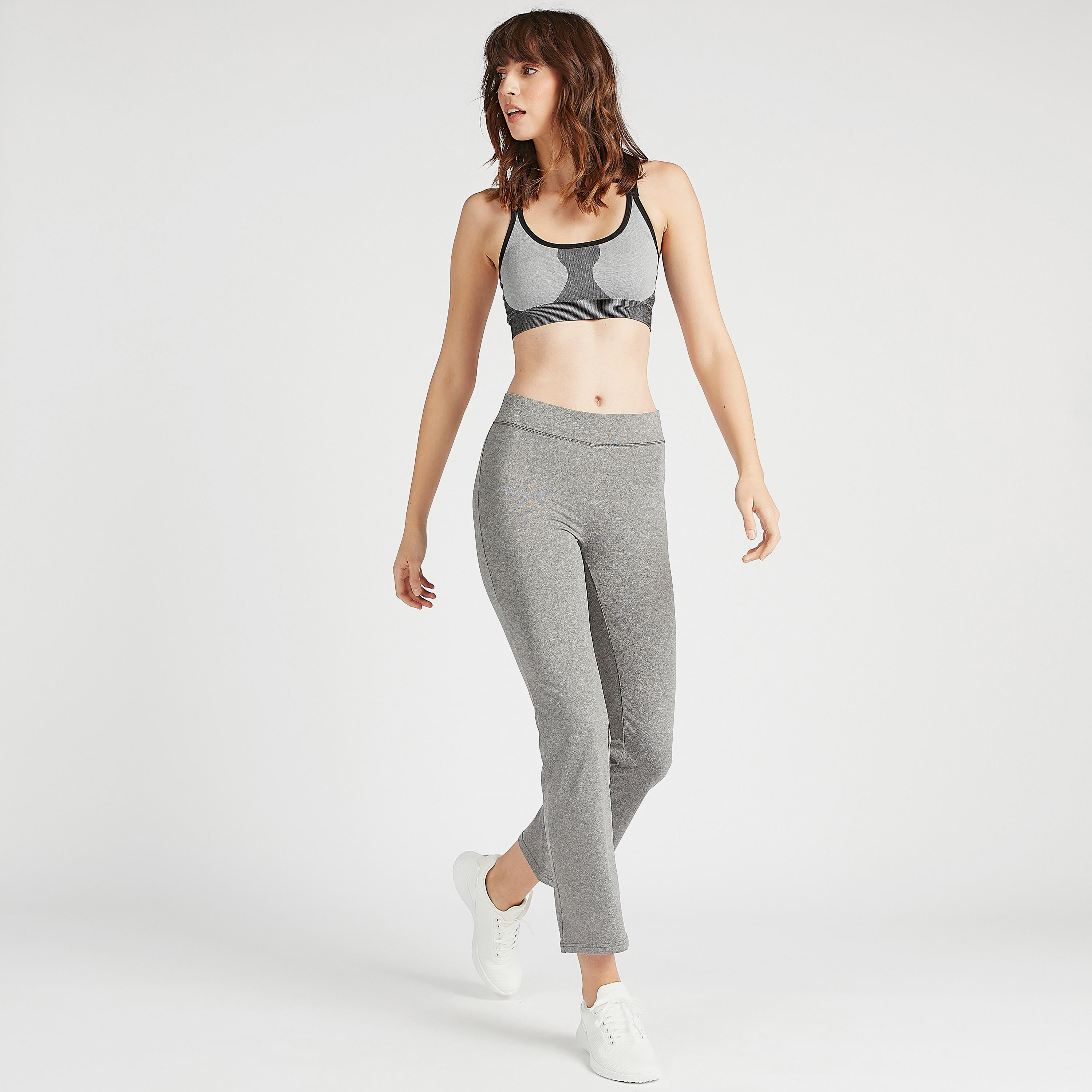 بنطلون رياضي سادة بخصر مطّاطي-women-clothing-bottoms-joggers-image-1