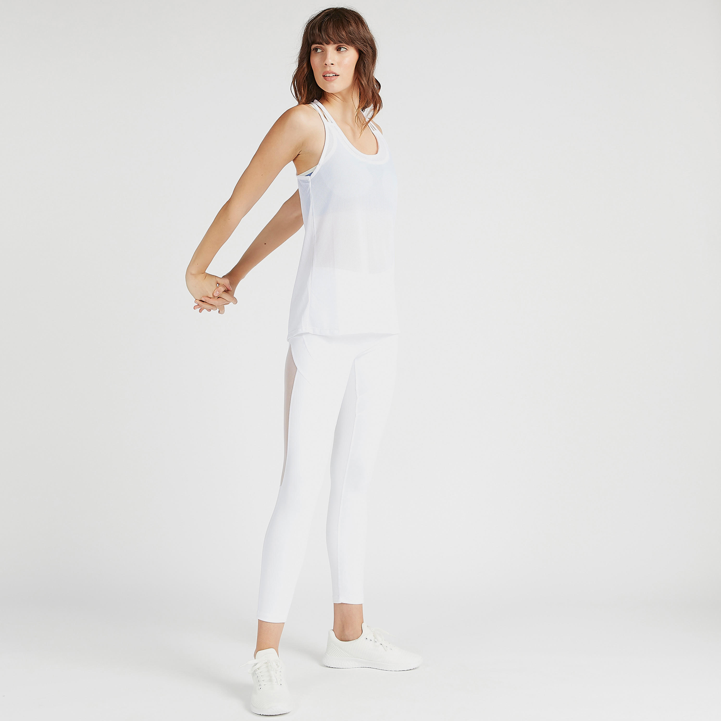 Solid Sleeveless Mesh Vest with Racerback and Scoop Neck-women-clothing-sportswearandactivewear-tshirtsandvests-image-6