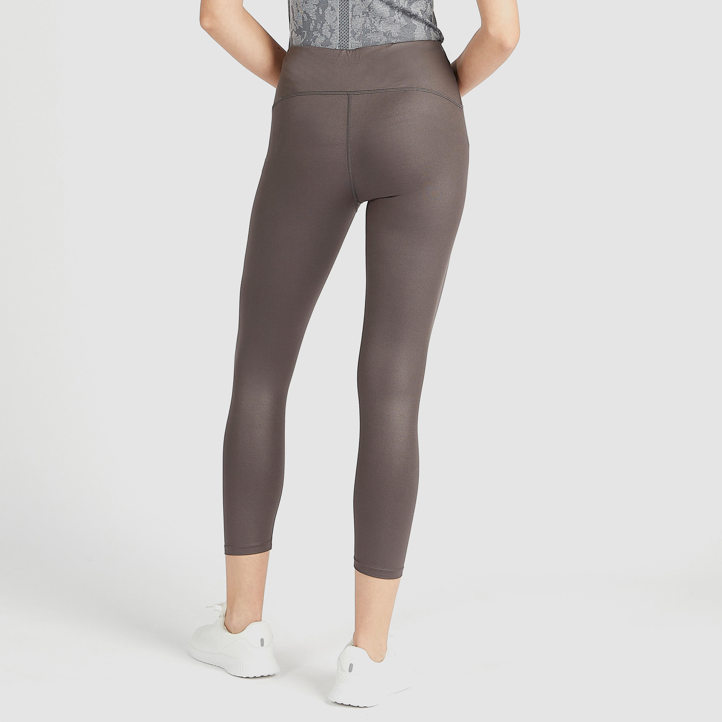 Solid Elasticated High Waist Leggings-women-clothing-bottoms-leggings-image-4