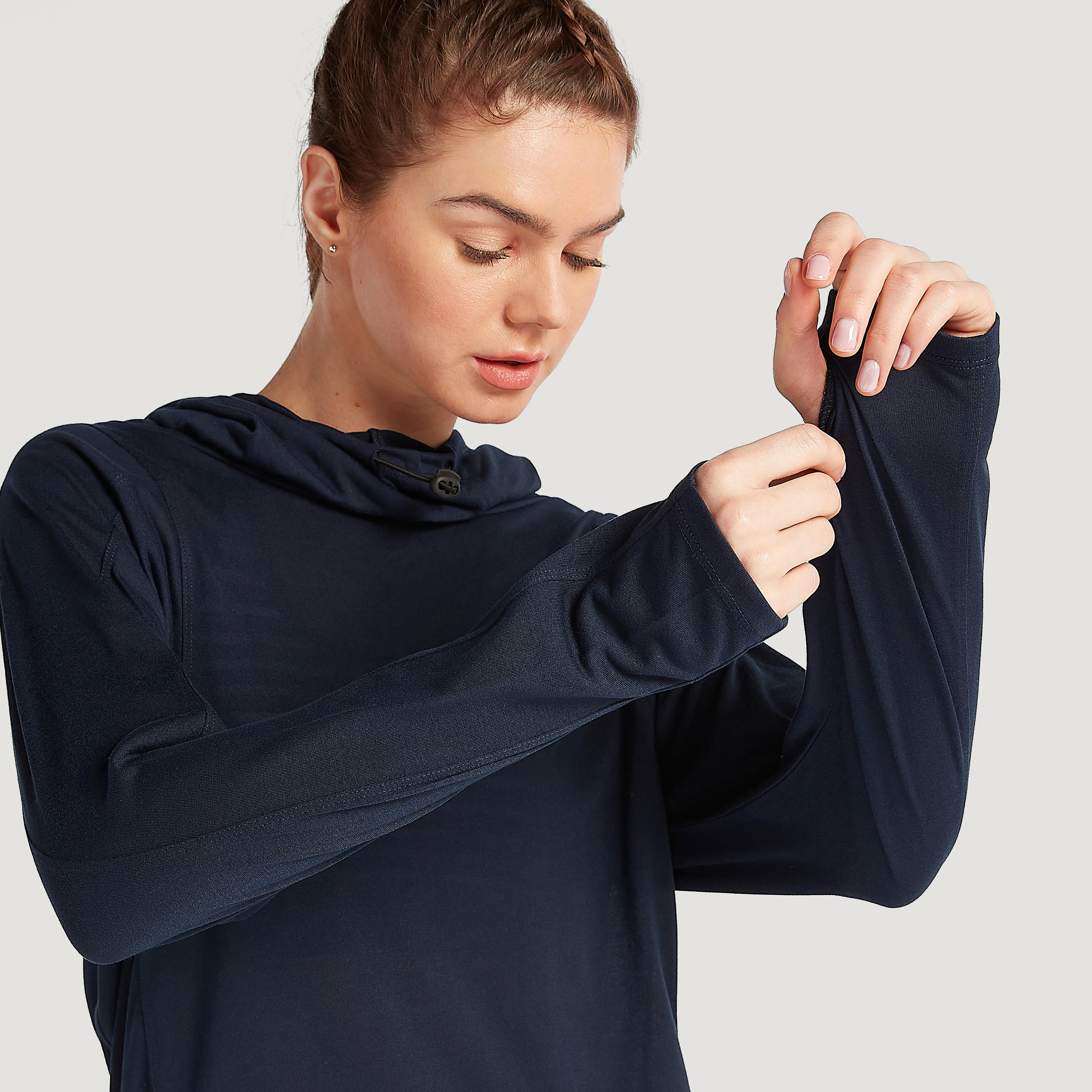 Printed Hoodie with Long Sleeves-women-clothing-sportswearandactivewear-tshirtsandvests-image-3
