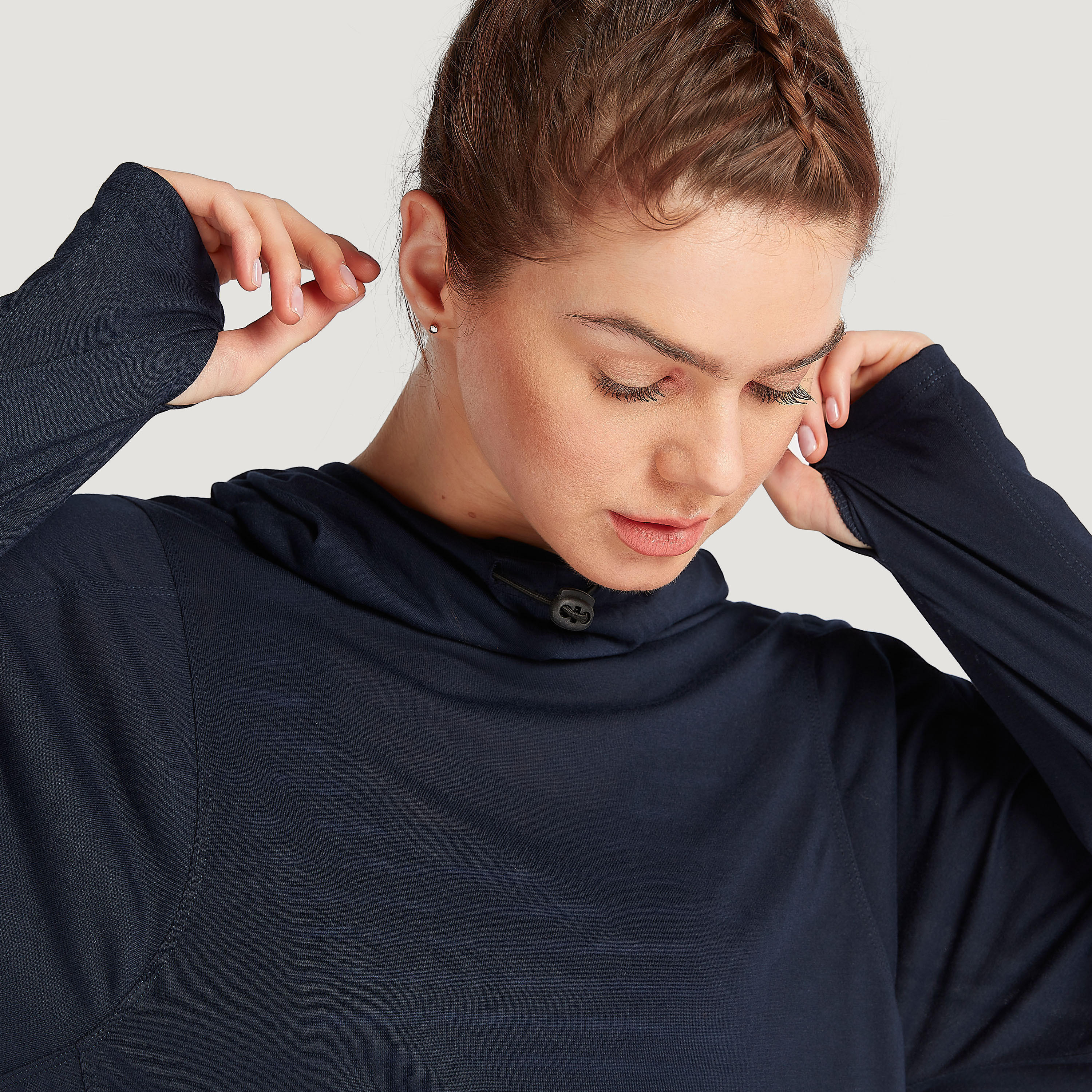 Printed Hoodie with Long Sleeves-women-clothing-sportswearandactivewear-tshirtsandvests-image-5