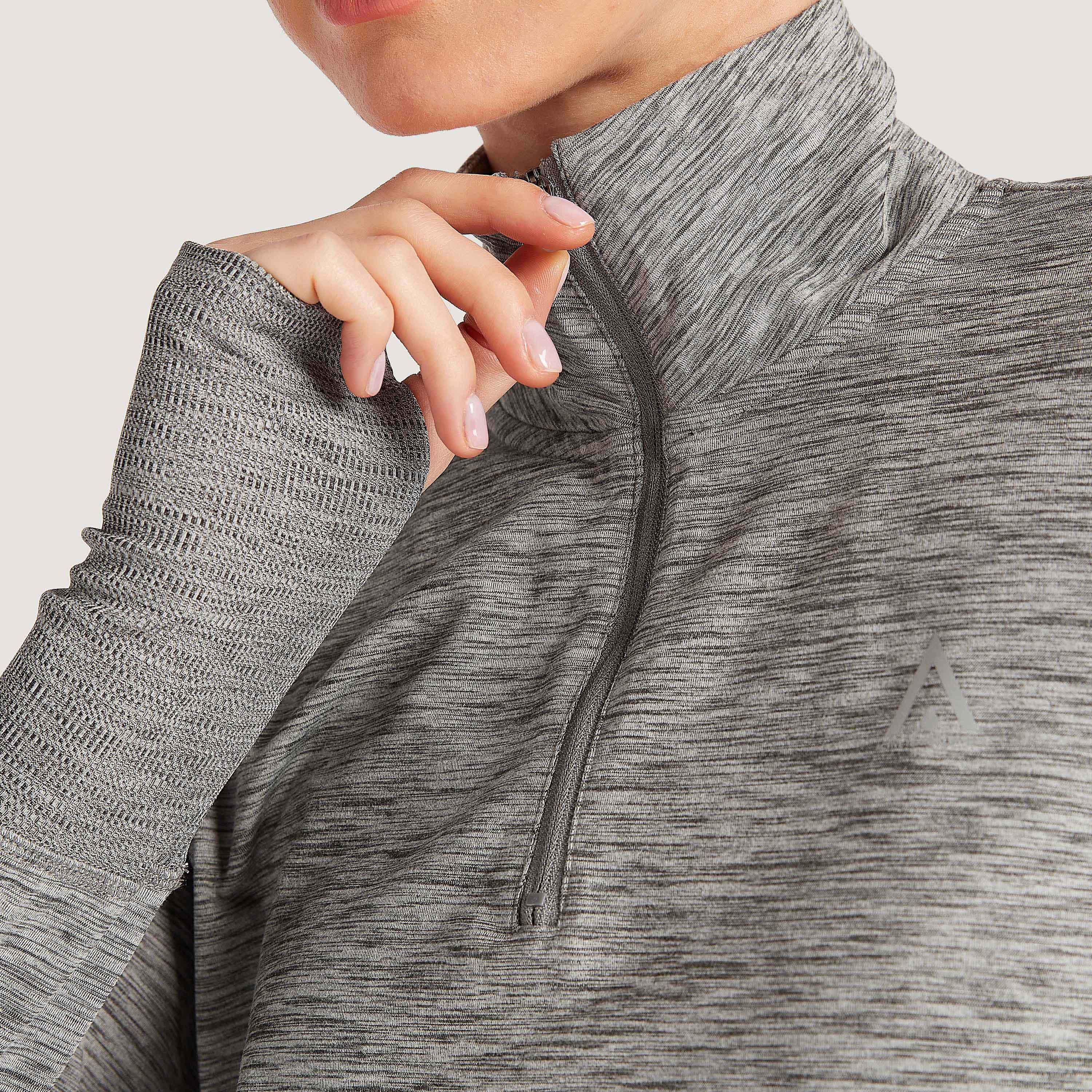 Sweatshirt with Long Sleeves and Zipper Neckline-women-clothing-sportswearandactivewear-hoodiesandsweatshirts-image-3