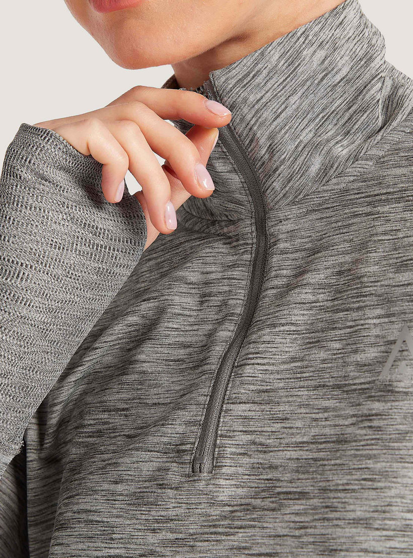 Sweatshirt with Long Sleeves and Zipper Neckline-women-clothing-sportswearandactivewear-hoodiesandsweatshirts-image-3