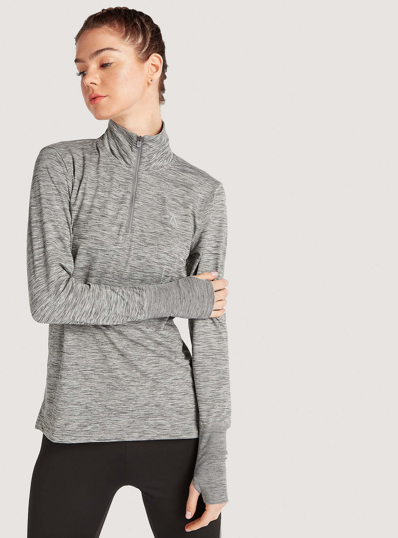Sweatshirt with Long Sleeves and Zipper Neckline-women-clothing-sportswearandactivewear-hoodiesandsweatshirts-image-7