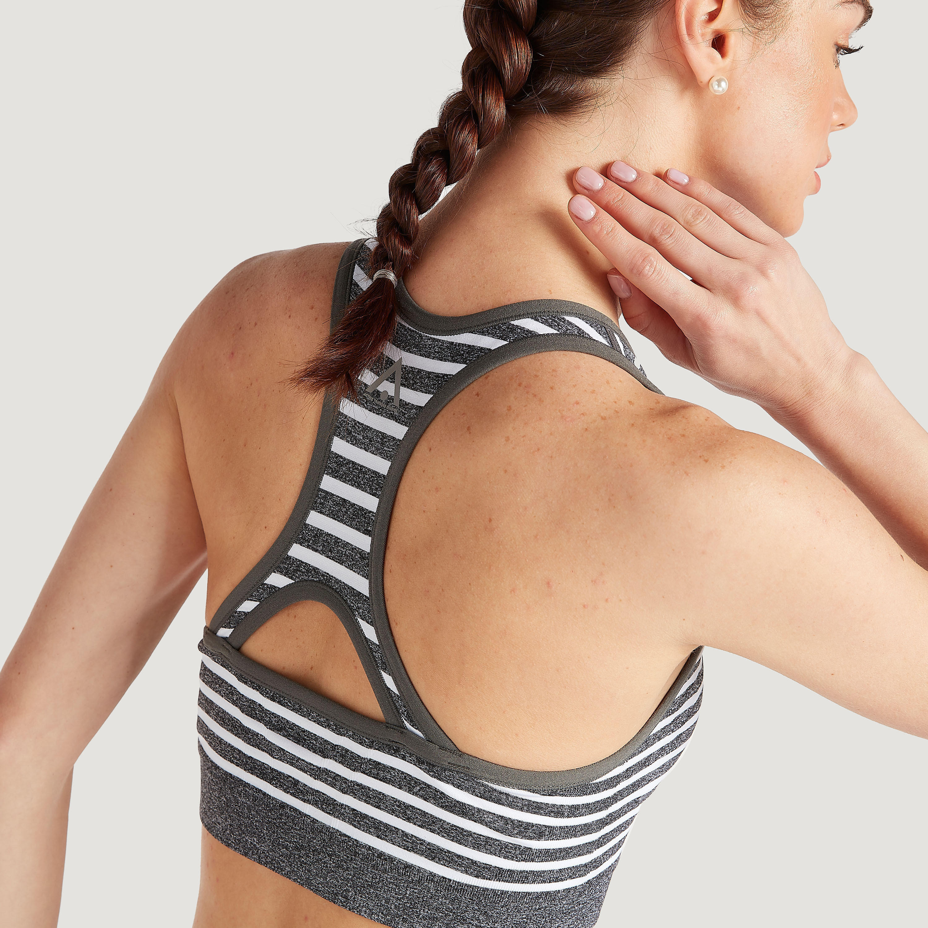 Striped Sports Bra with Racerback and Cutout Detail-sports-women-clothing-sportsbras-image-4
