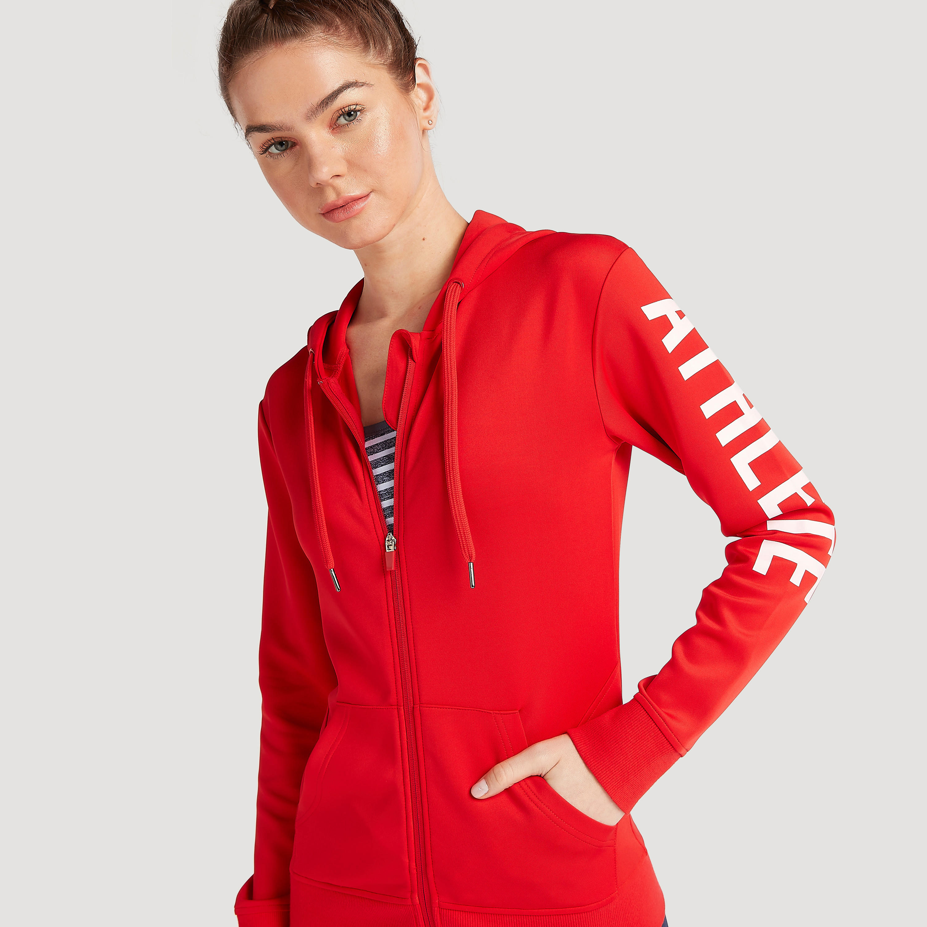 هودي بسحّاب وطبعات وأكمام طويلة وجيوب-women-clothing-sportswearandactivewear-hoodiesandsweatshirts-image-7