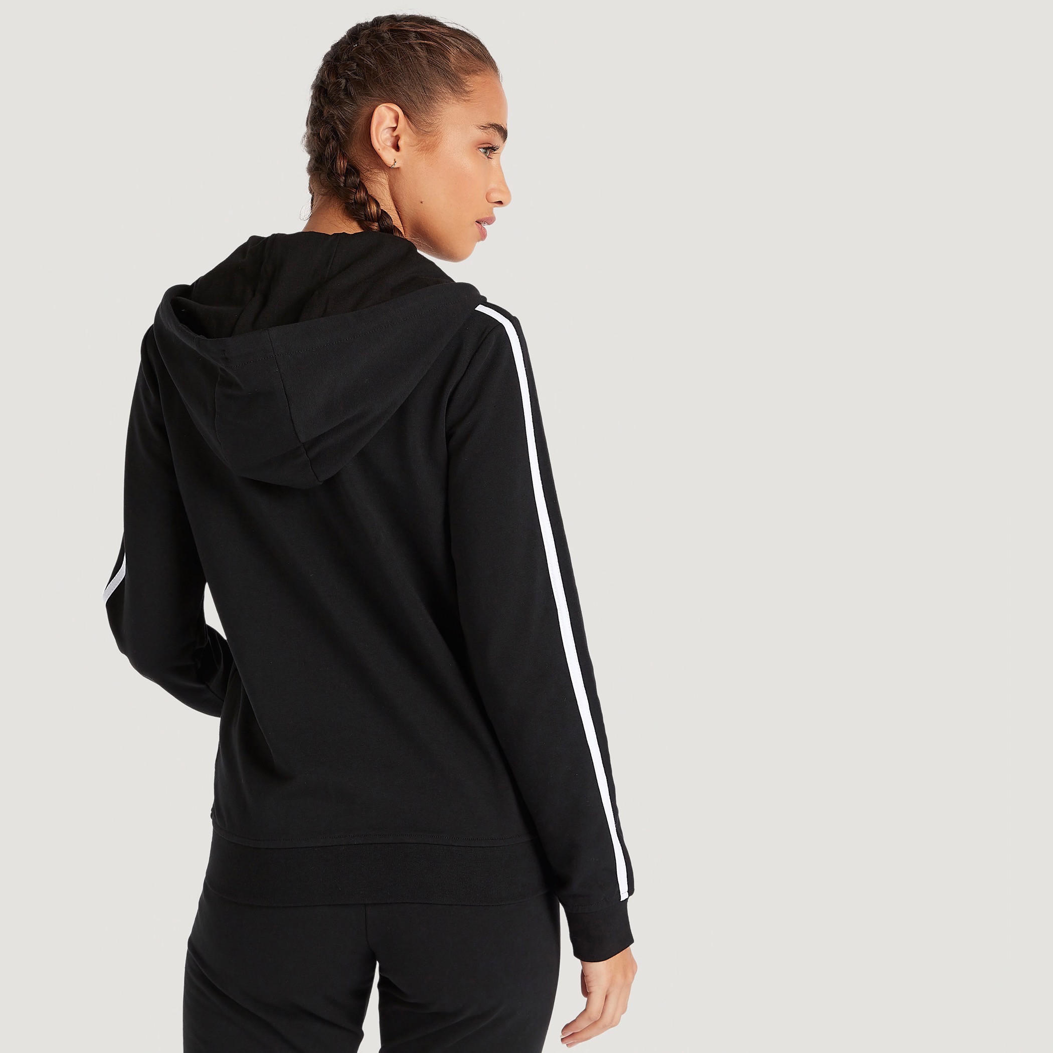 Solid Zip Through Hooded Jacket with Long Sleeves-women-clothing-sportswearandactivewear-hoodiesandsweatshirts-image-4