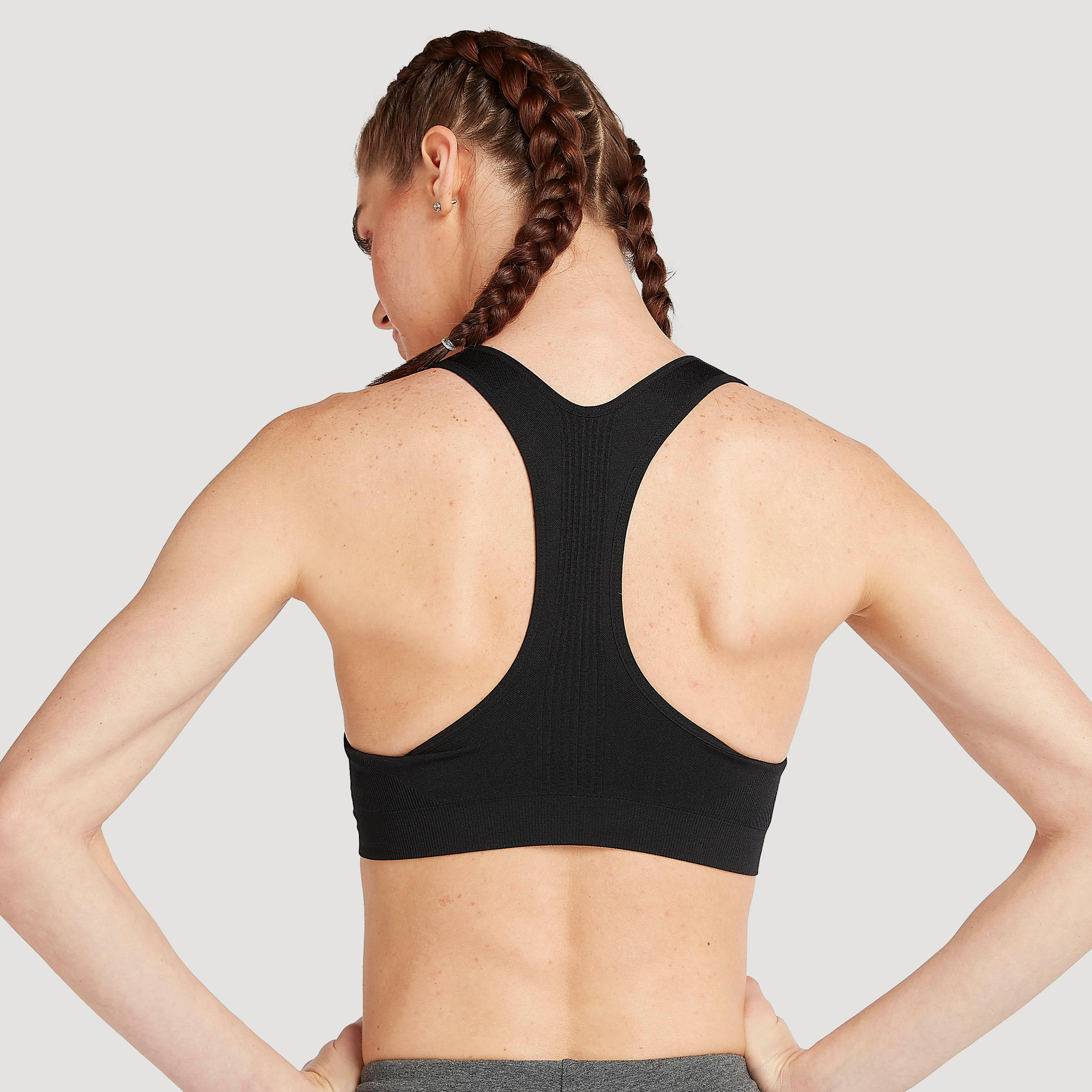 صدرية رياضية سادة بتصميم متداخل من الظهر-sports-women-clothing-sportsbras-image-3