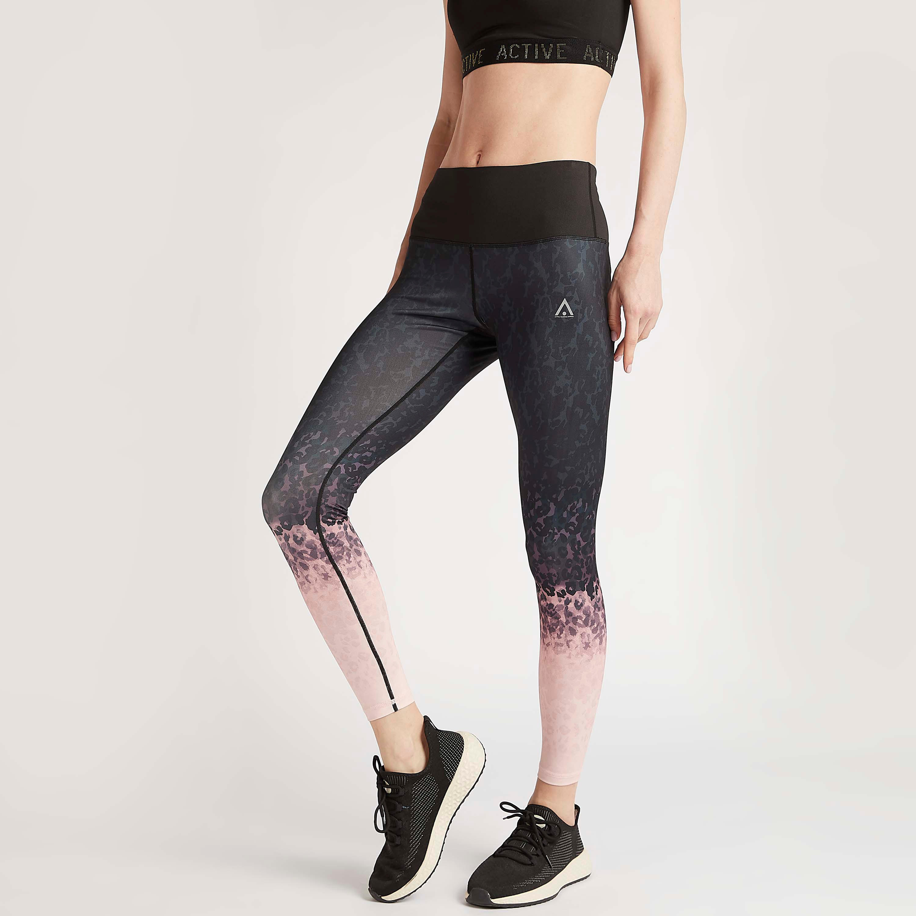 Printed Leggings with Elasticated Waistband-women-clothing-bottoms-leggings-image-1