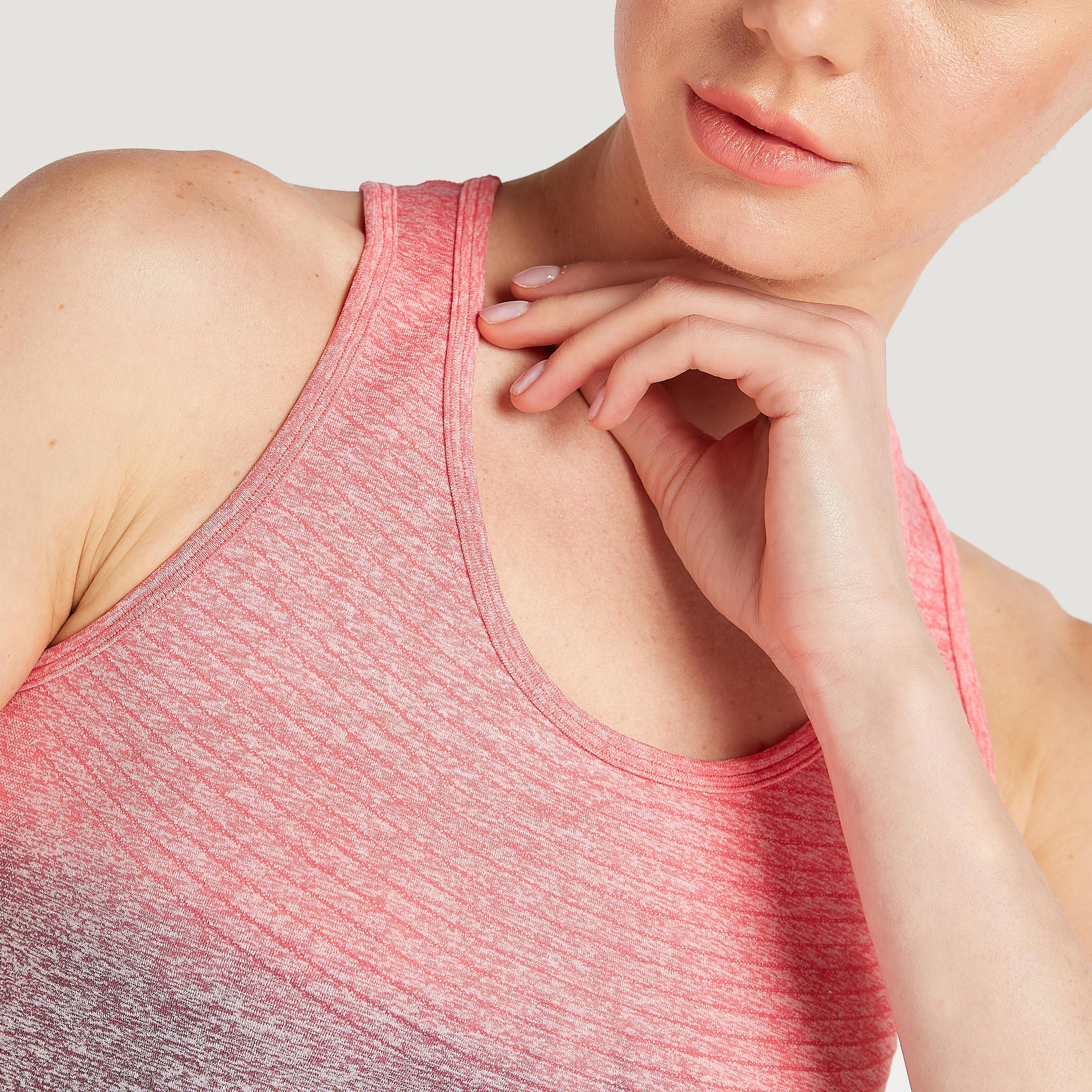 Stripe Textured Vest with Scoop Neck-women-clothing-tshirts-image-3