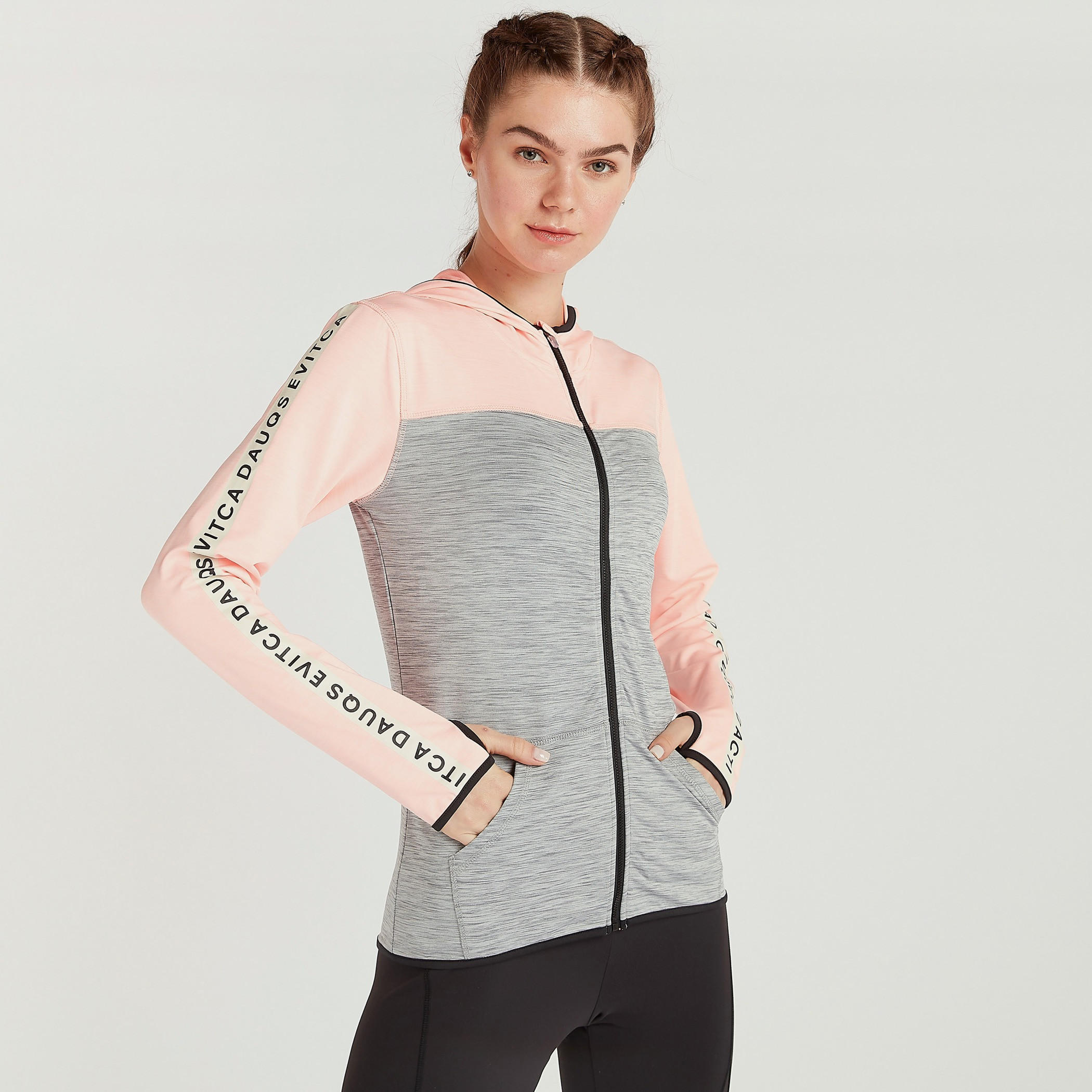 جاكيت خفيف بسحّاب مع أكمام طويلة وقبّعة-women-clothing-sportswearandactivewear-hoodiesandsweatshirts-image-5