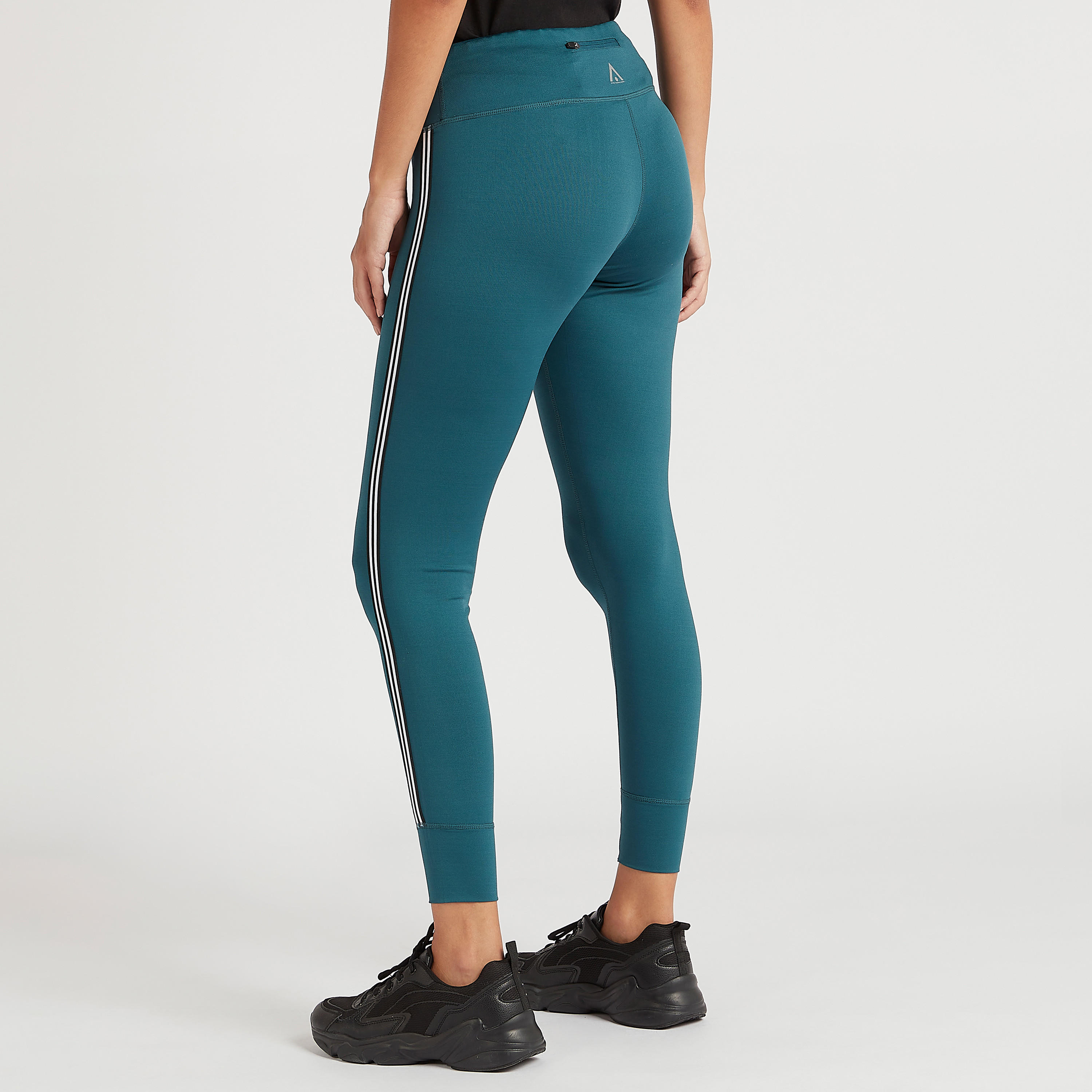 Solid Leggings with Tie Ups and Zipper Pocket-women-clothing-bottoms-leggings-image-4