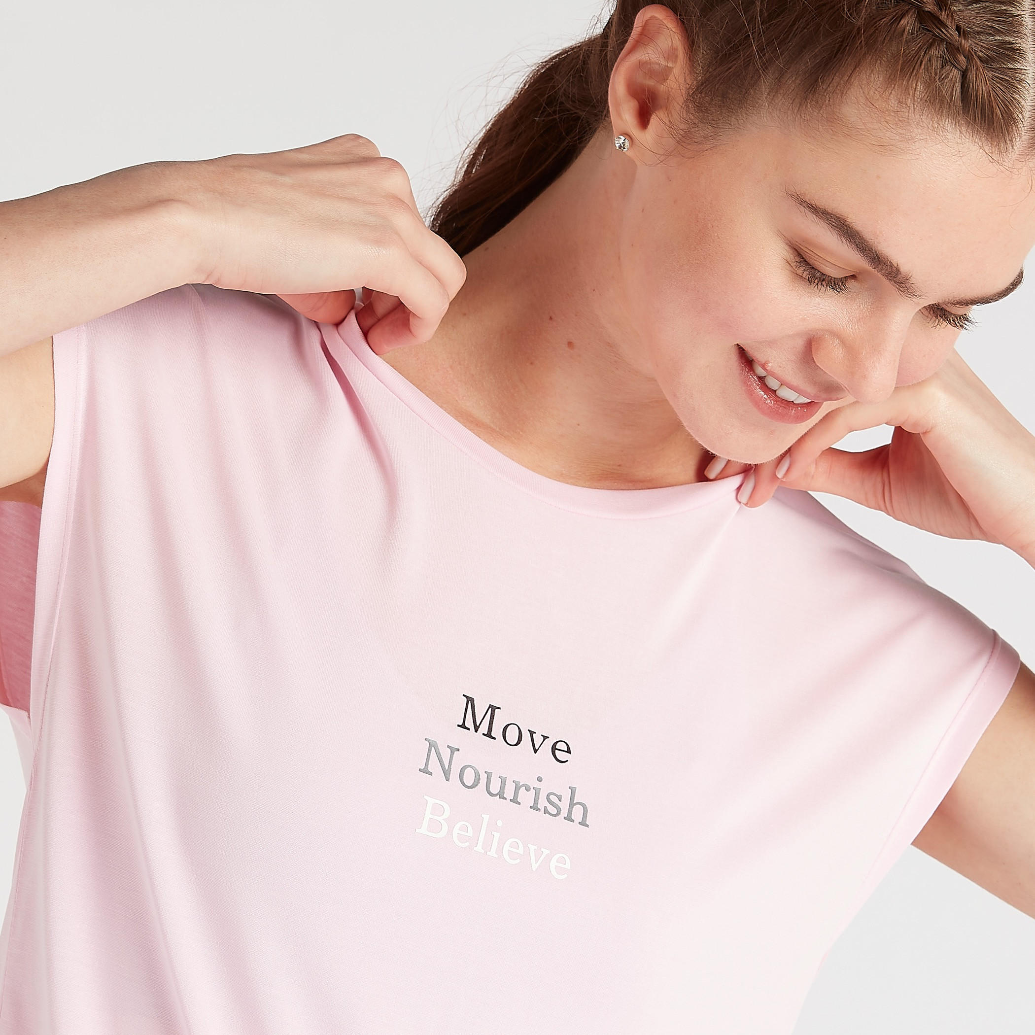 Printed T-shirt with Cap Sleeves-women-clothing-sportswearandactivewear-tshirtsandvests-image-3