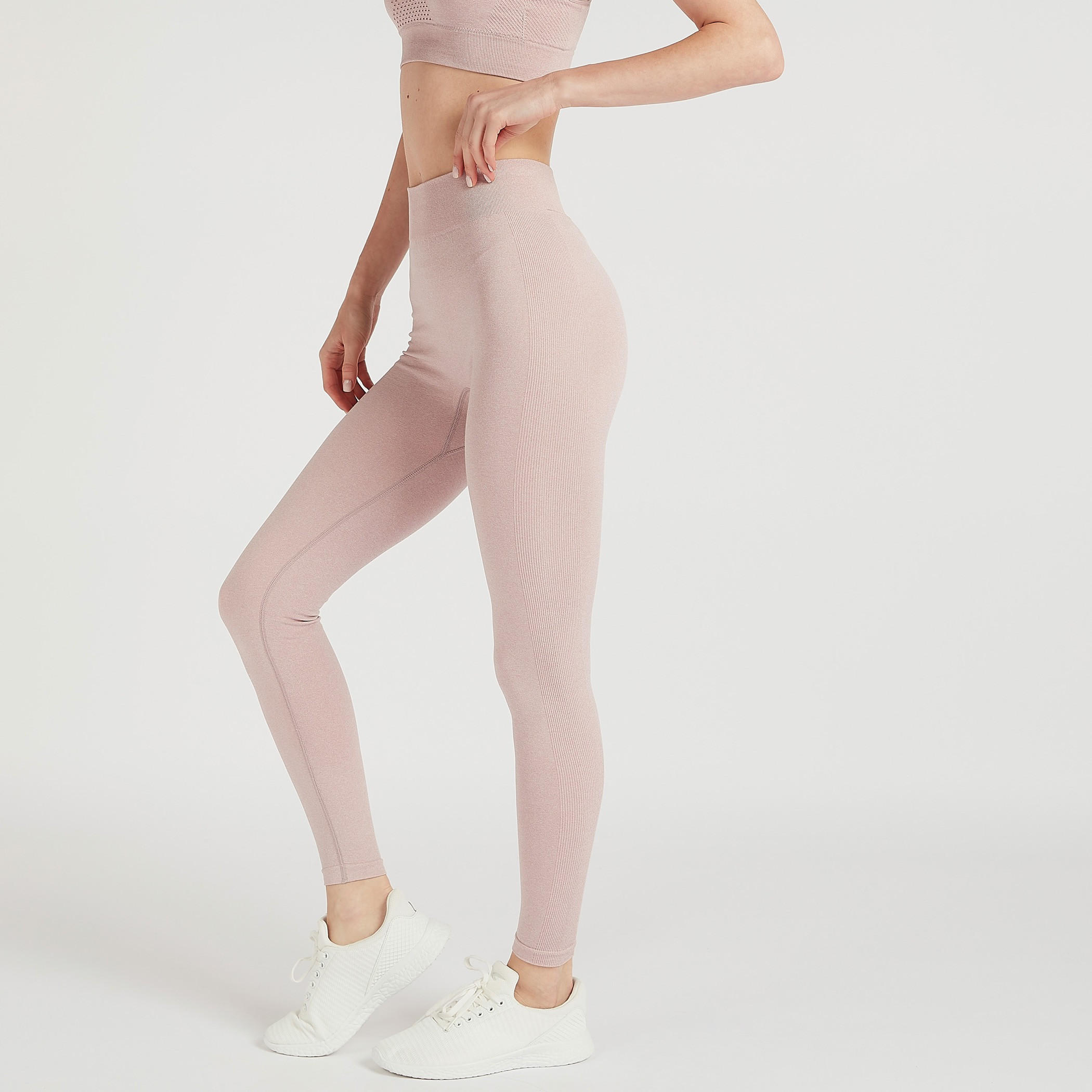 بنطلون ليقنز سادة بخصر مطّاطي-women-clothing-bottoms-leggings-image-5