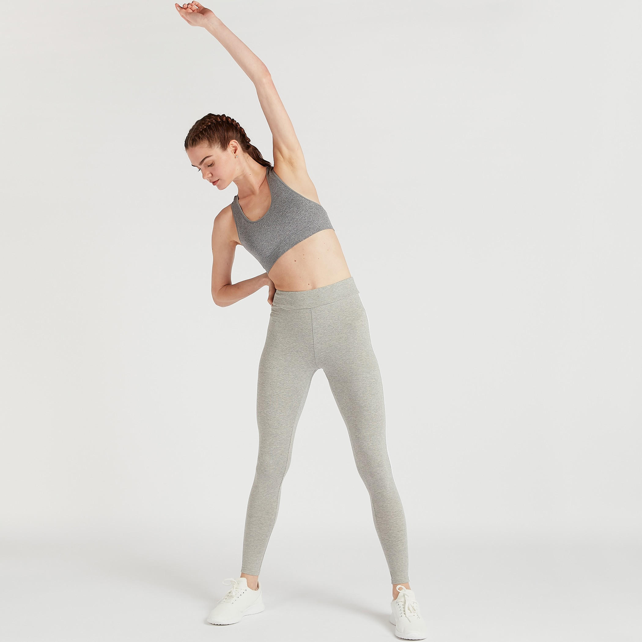 Solid Sports Bra with Racerback-sports-women-clothing-sportsbras-image-2