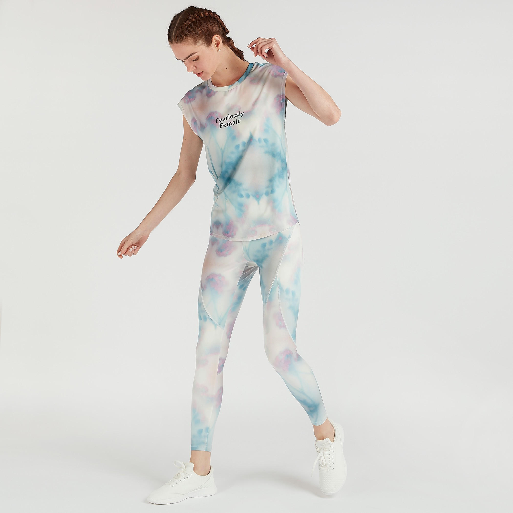 بنطلون ليقنز بخصر مطّاطي وطبعات-women-clothing-bottoms-leggings-image-2
