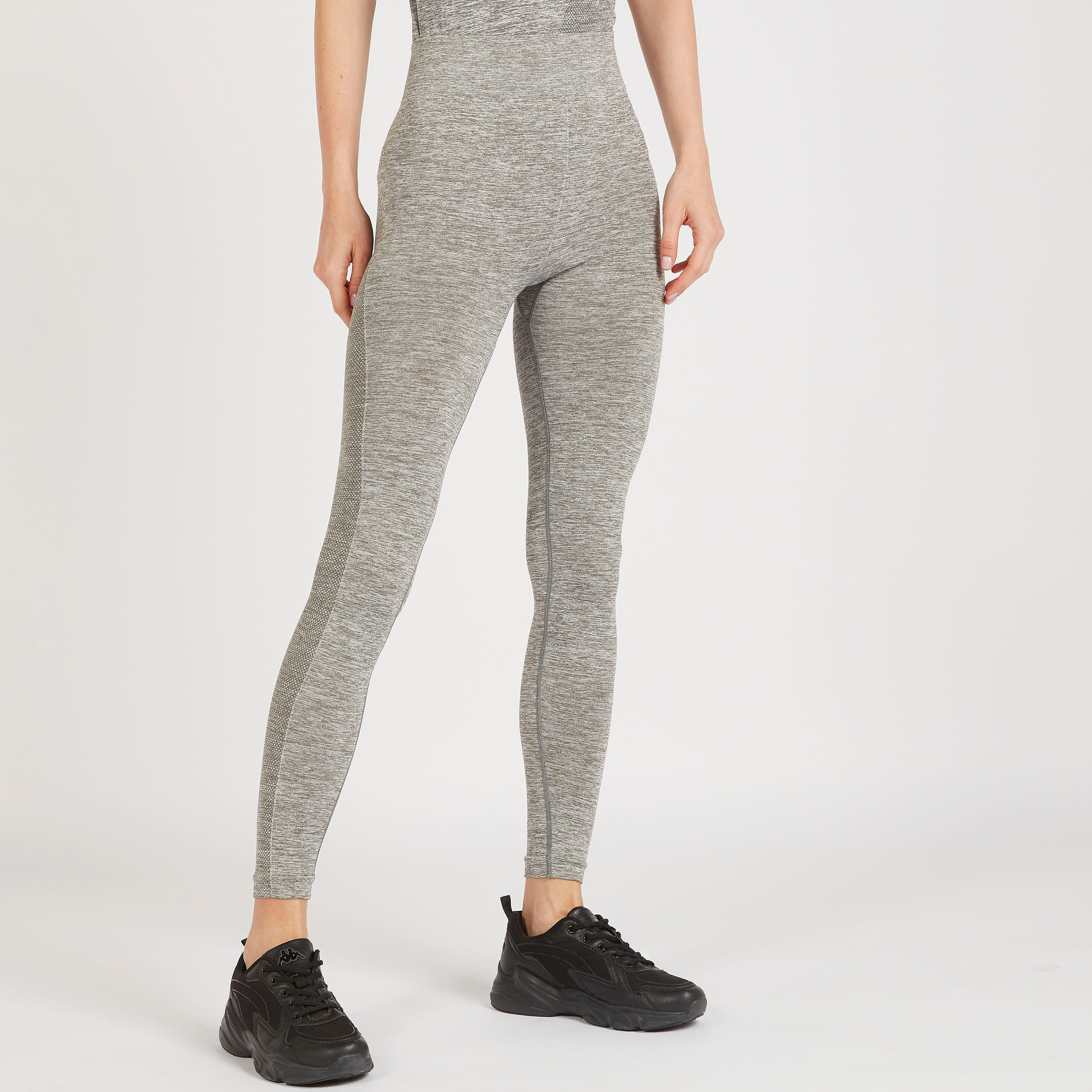 Solid Full Length Leggings with Elasticated Waistband-women-clothing-bottoms-leggings-image-1