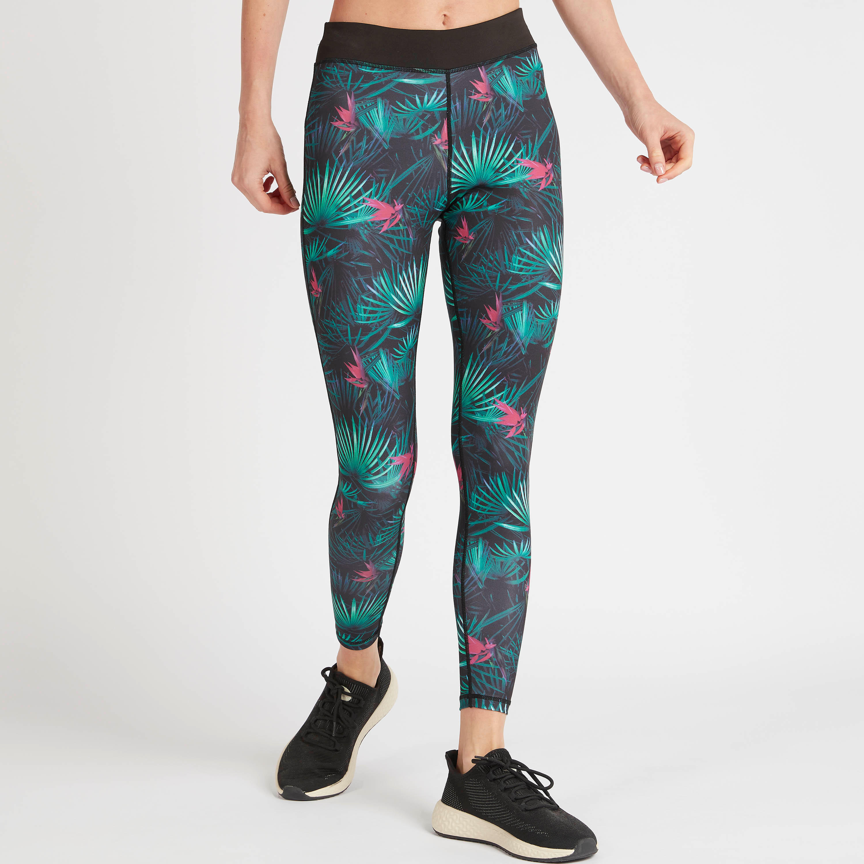 بنطلون ليقنز بخصر مطّاطي وطبعات-women-clothing-bottoms-leggings-image-2