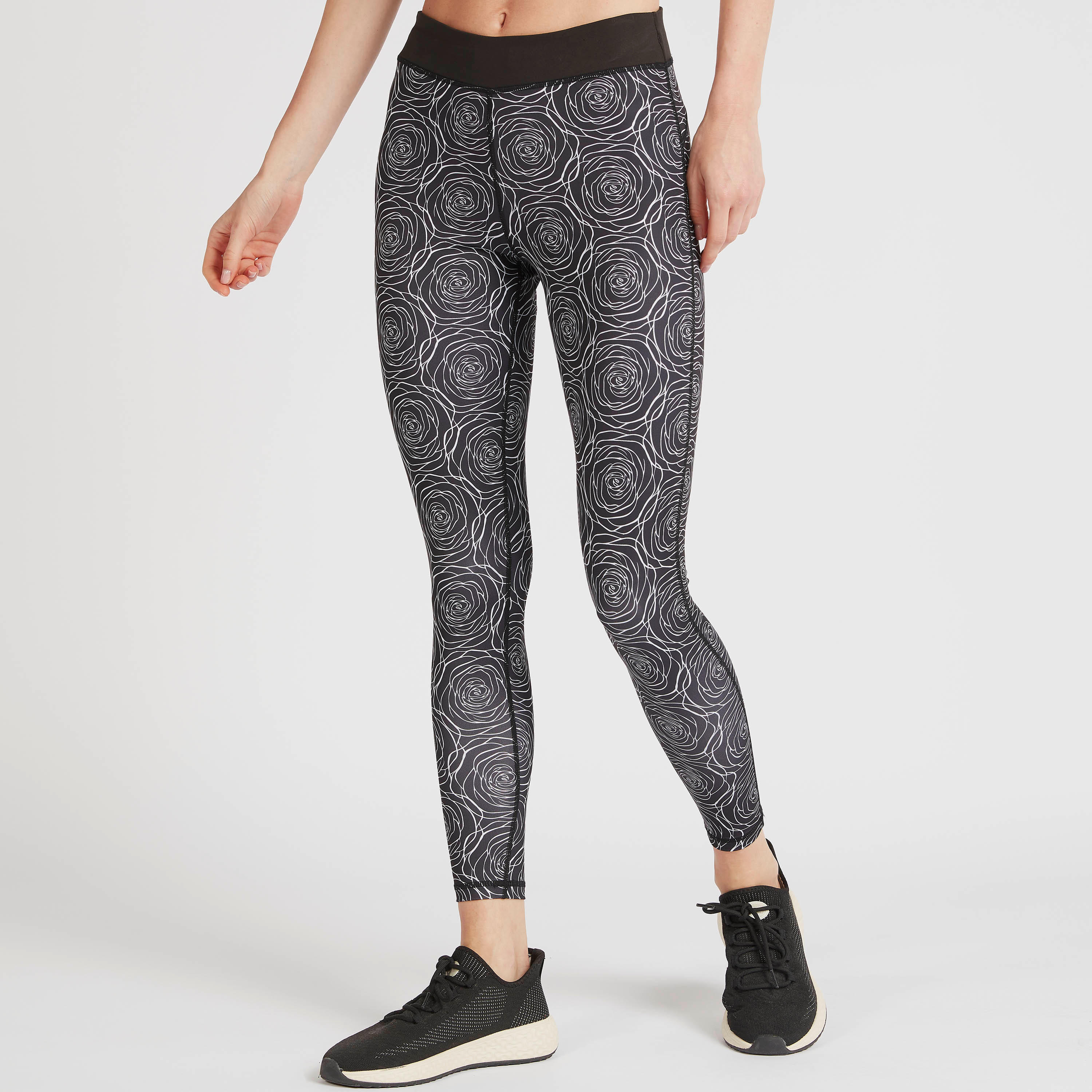 بنطلون ليقنز بخصر مطّاطي وطبعات-women-clothing-bottoms-leggings-image-1