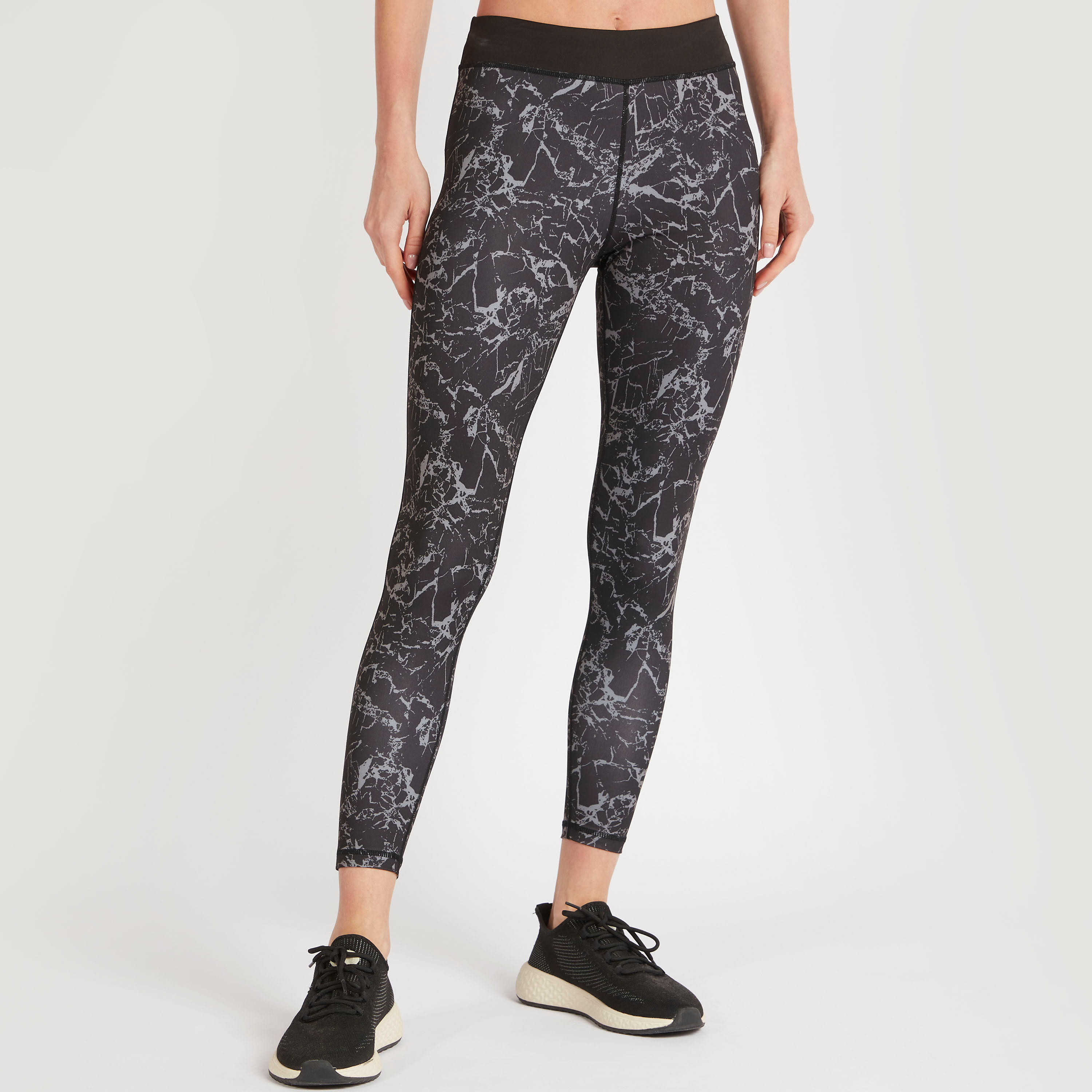 Printed Leggings with Elasticated Waistband-women-clothing-bottoms-leggings-image-1