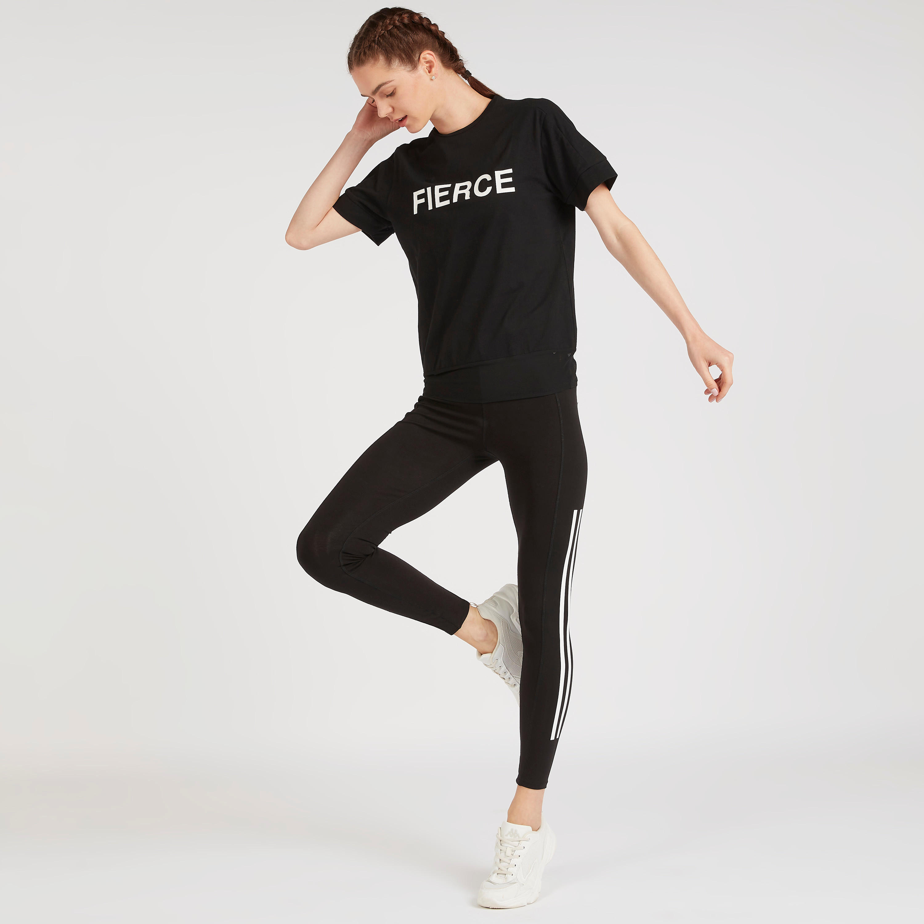 Solid Leggings with Elasticated Waistband-women-clothing-bottoms-leggings-image-2