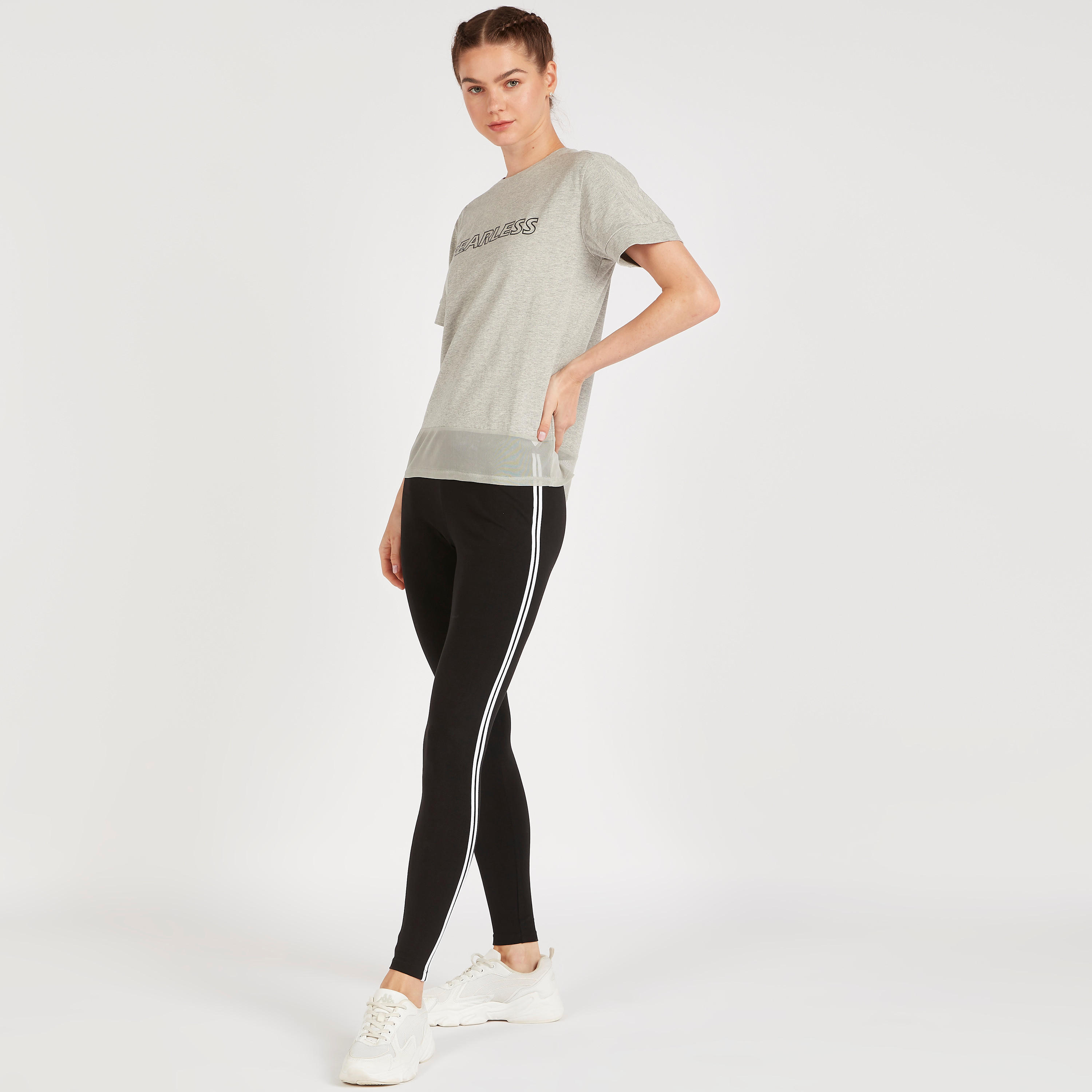 Solid Leggings with Elasticated Waistband-women-clothing-bottoms-leggings-image-2