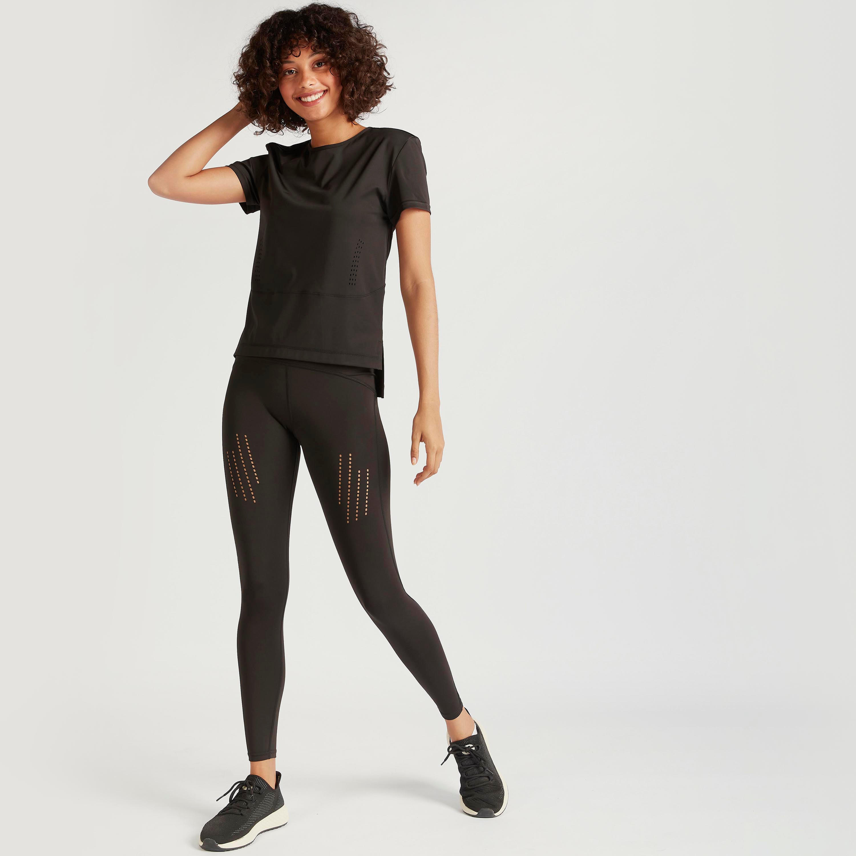بنطلون ليقنز سادة بخصر مطّاطي-women-clothing-bottoms-leggings-image-2