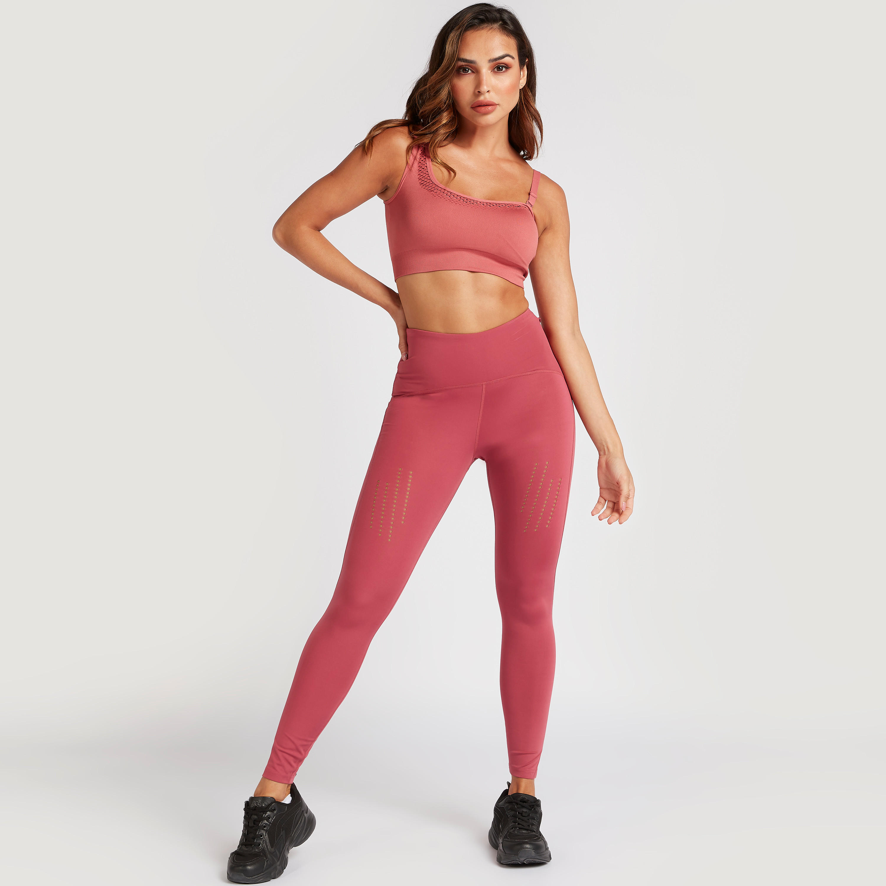 صدريّة رياضيّة سادة بحزام قابل للفصل وكتف واحد-sports-women-clothing-sportsbras-image-3