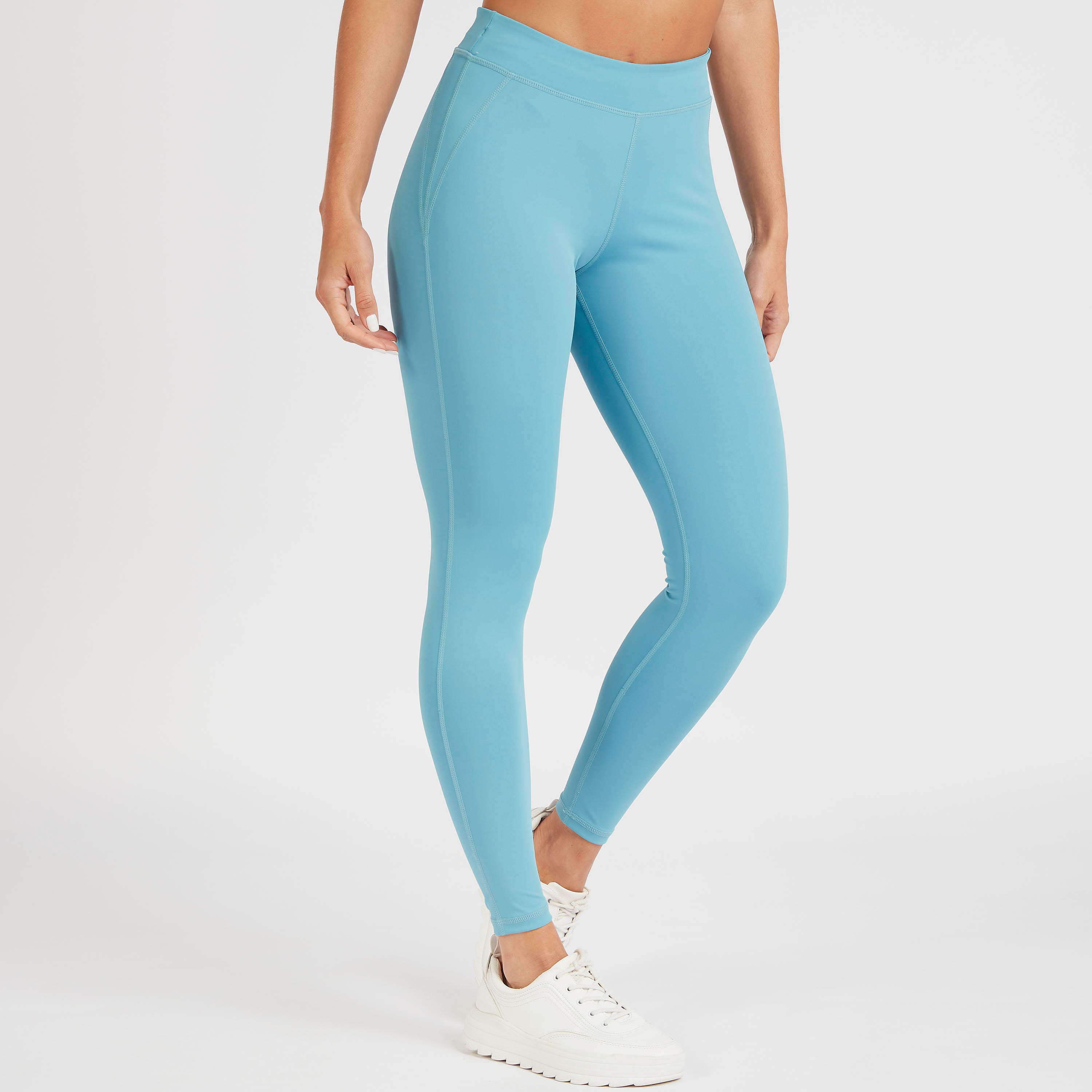 بنطلون ليقنز سادة بخصر مطّاطي-women-clothing-bottoms-leggings-image-5
