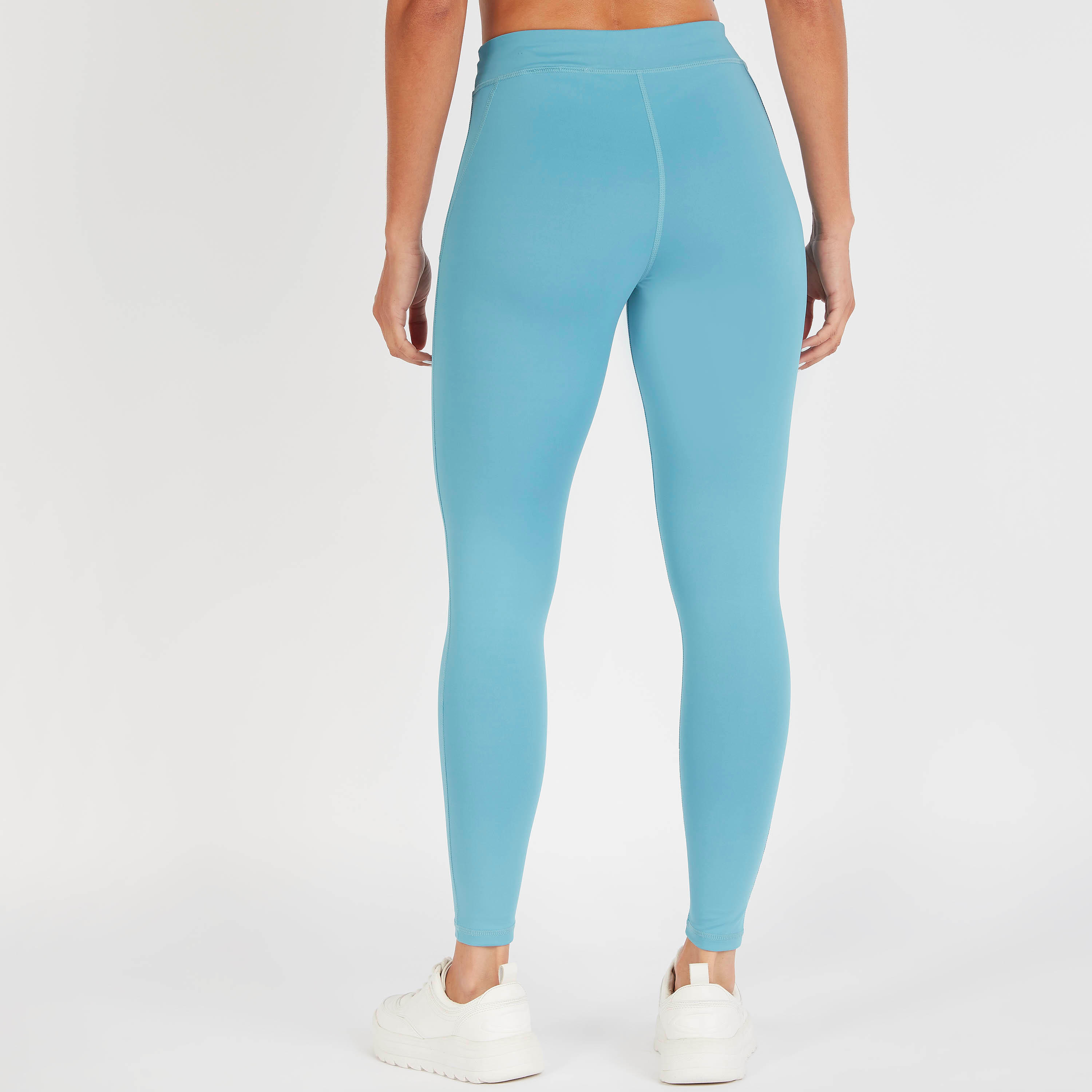 بنطلون ليقنز سادة بخصر مطّاطي-women-clothing-bottoms-leggings-image-2